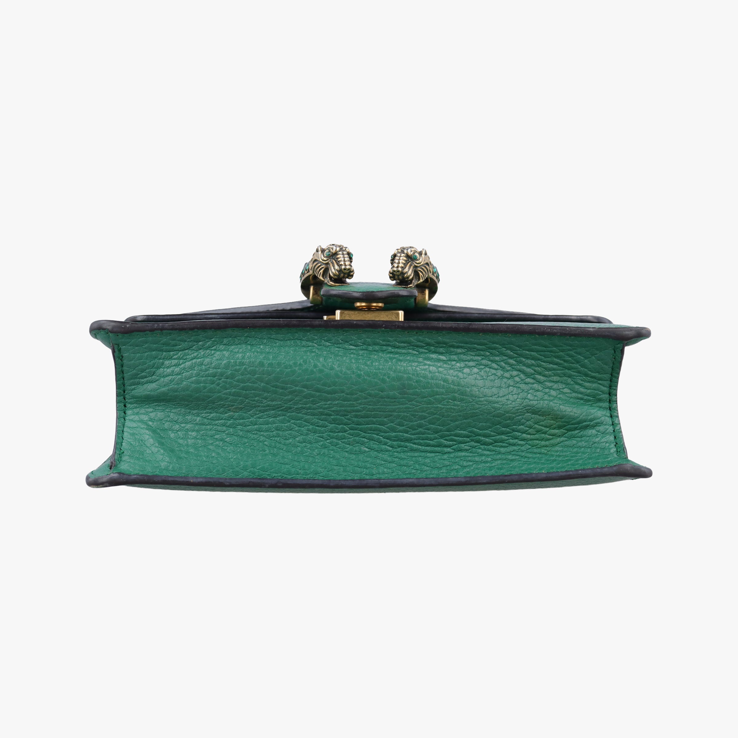 Pre-owned Gucci Dionysus Green Leather 421970 shoulderbag | stylenewstar
