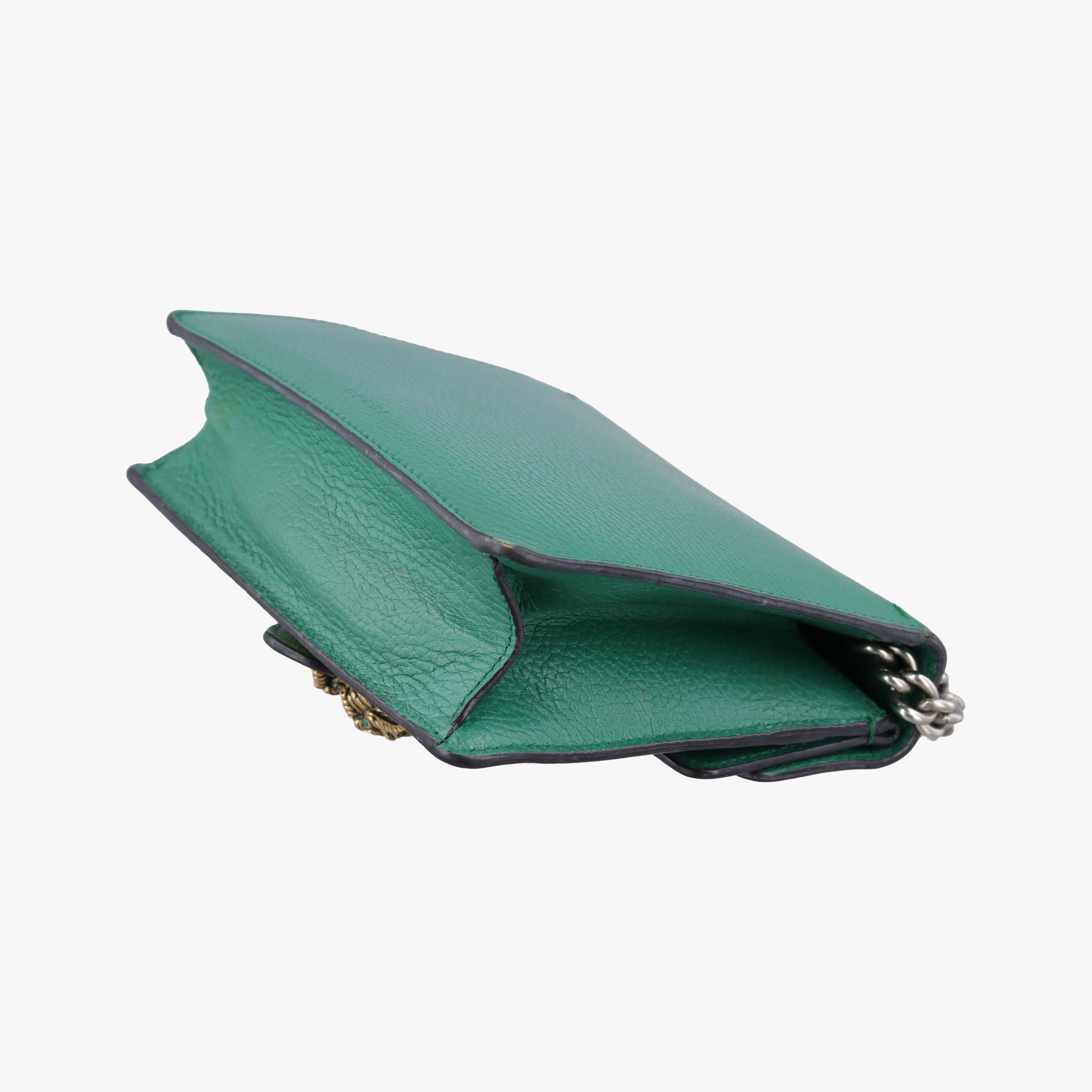 Pre-owned Gucci Dionysus Green Leather 421970 shoulderbag | stylenewstar