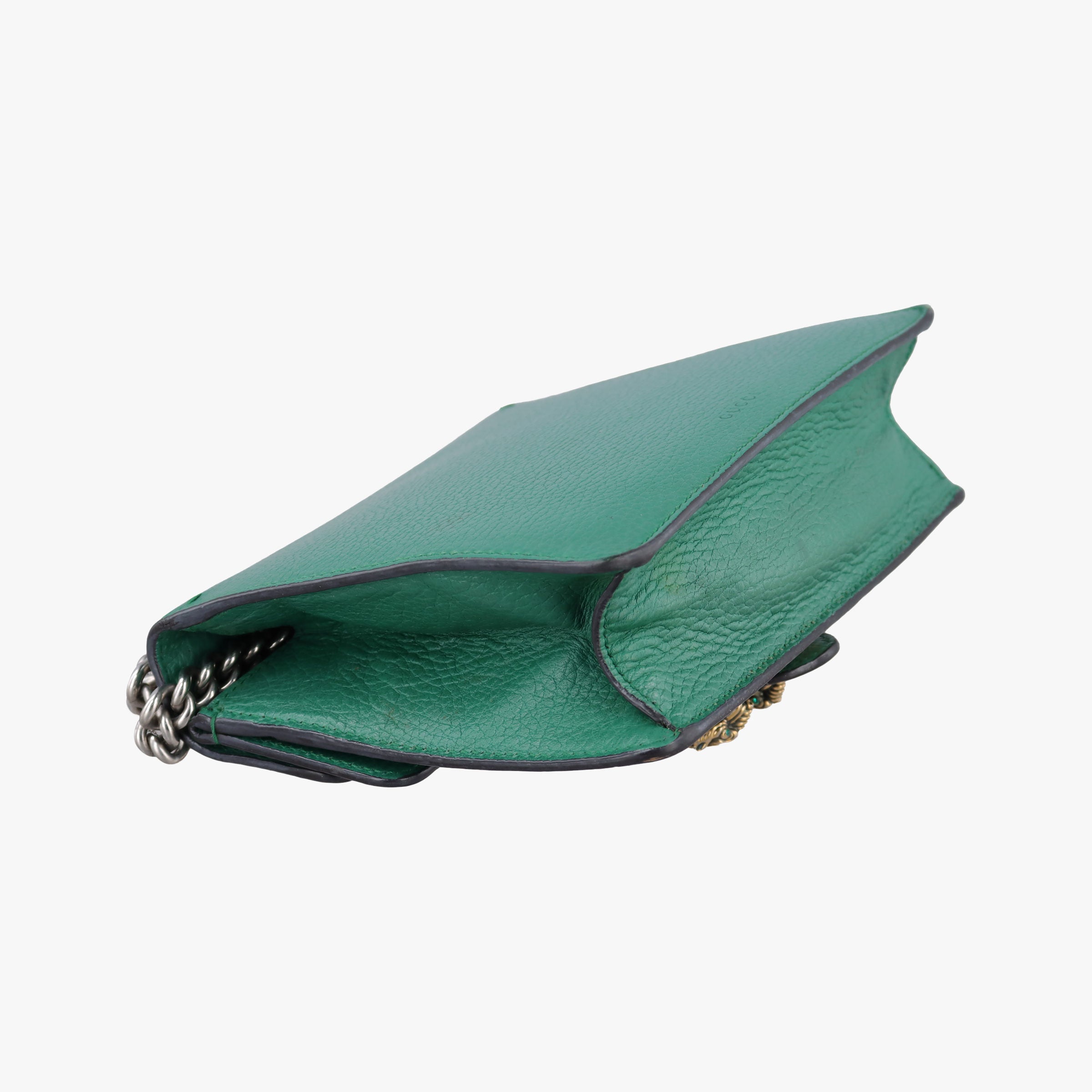 Pre-owned Gucci Dionysus Green Leather 421970 shoulderbag | stylenewstar