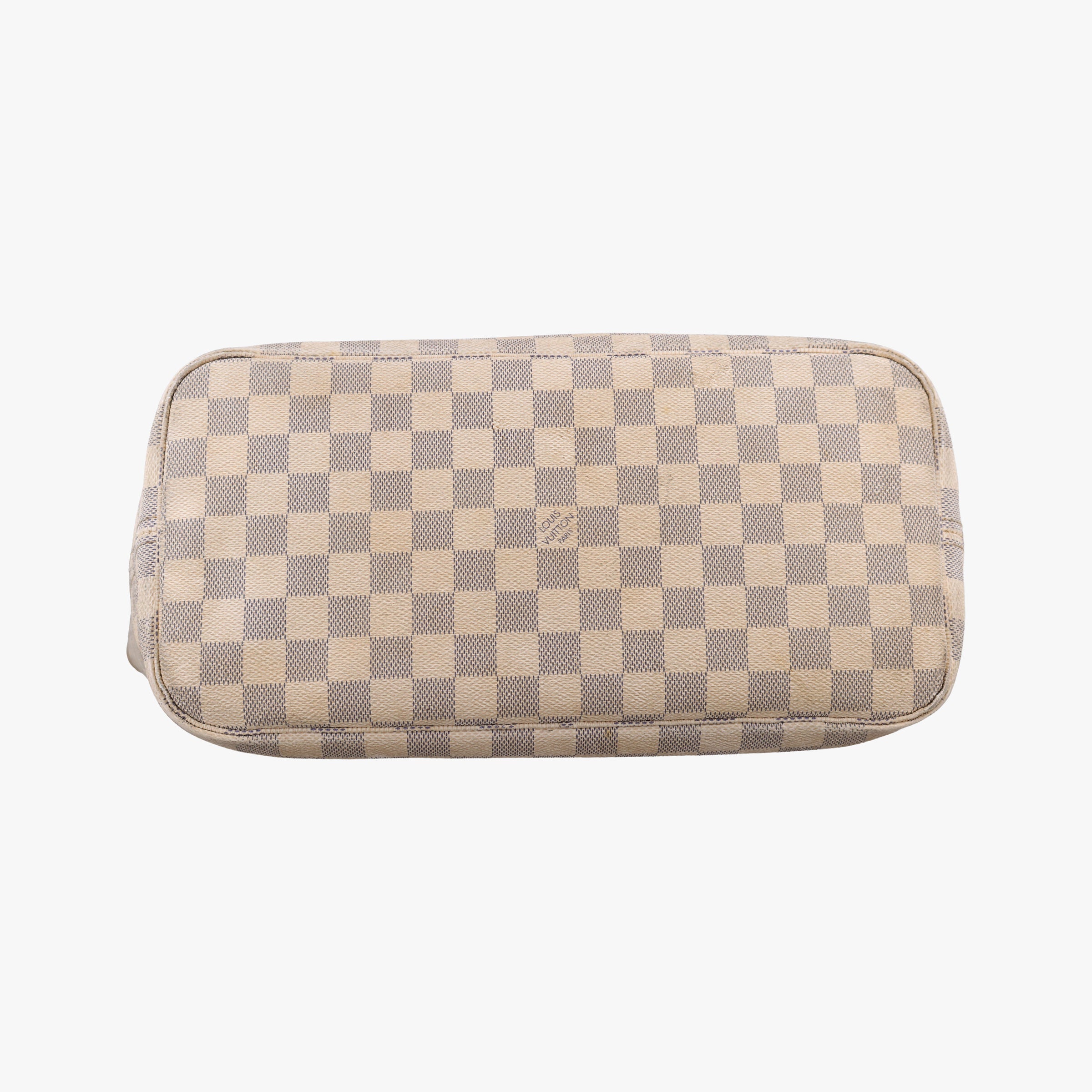 Pre-owned Louis Vuitton Neverfull MM Azur Damier Canvas N51107 handbag | stylenewstar