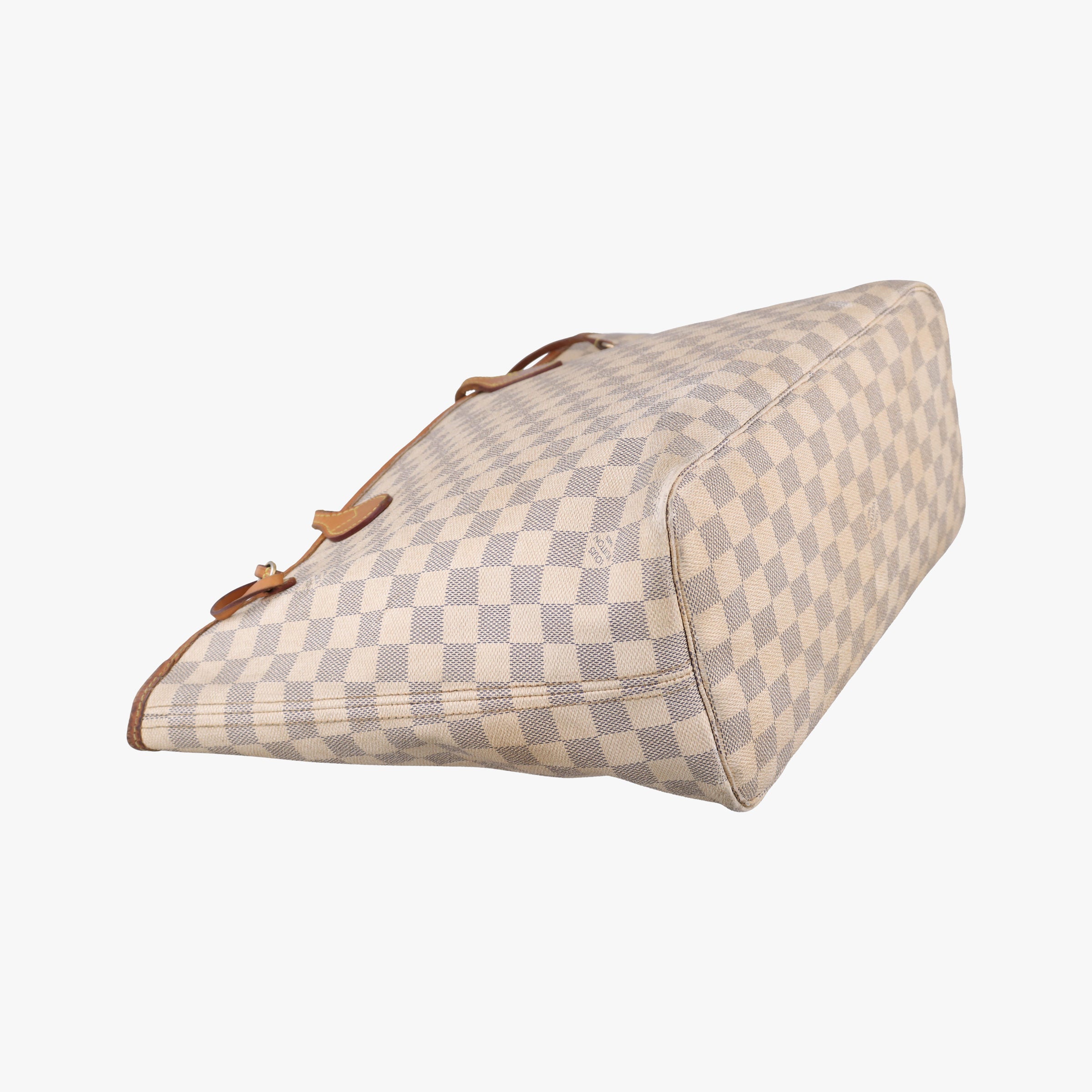 Pre-owned Louis Vuitton Neverfull MM Azur Damier Canvas N51107 handbag | stylenewstar