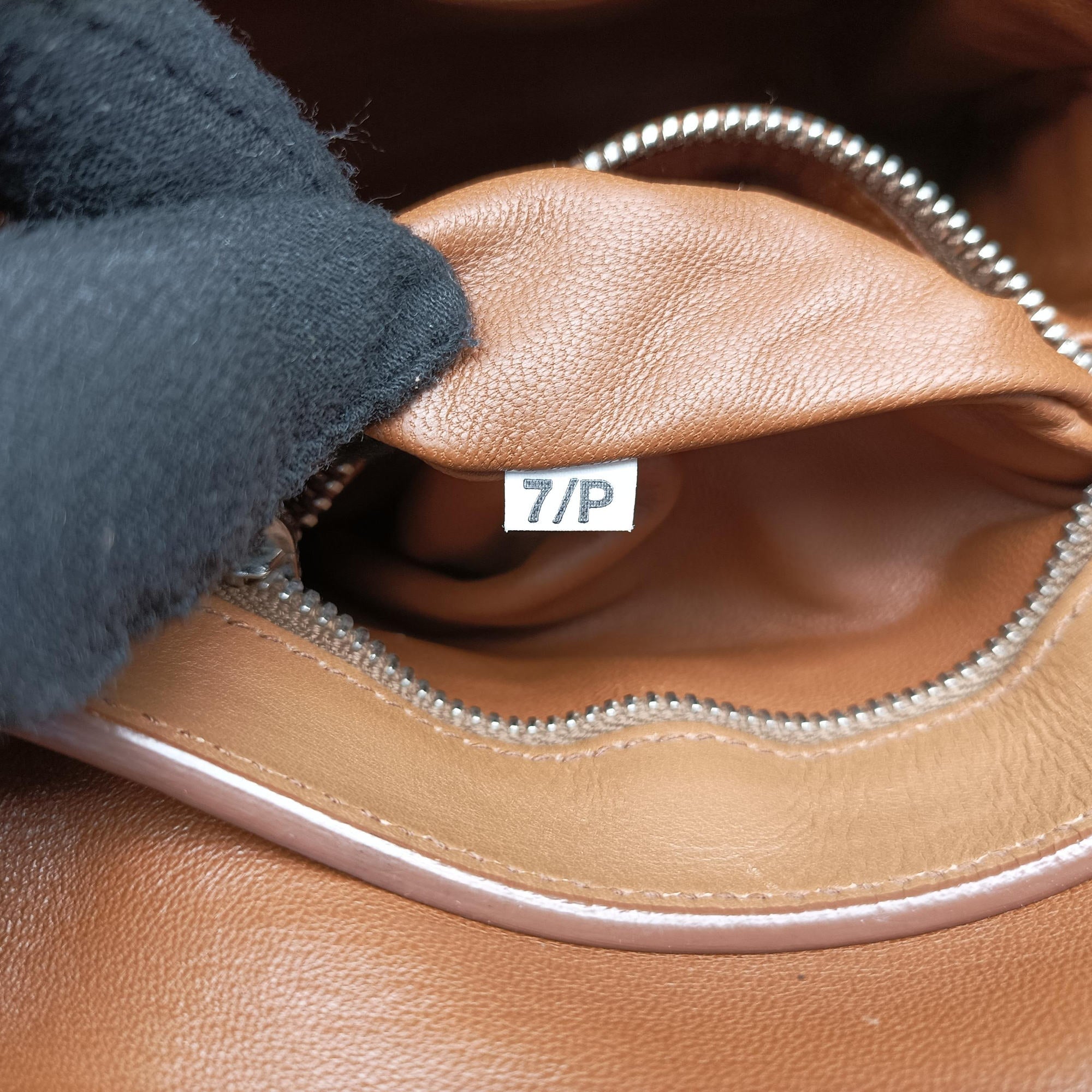 Pre-owned Prada Crombie Grey× Brown Leather  shoulderbag | stylenewstar