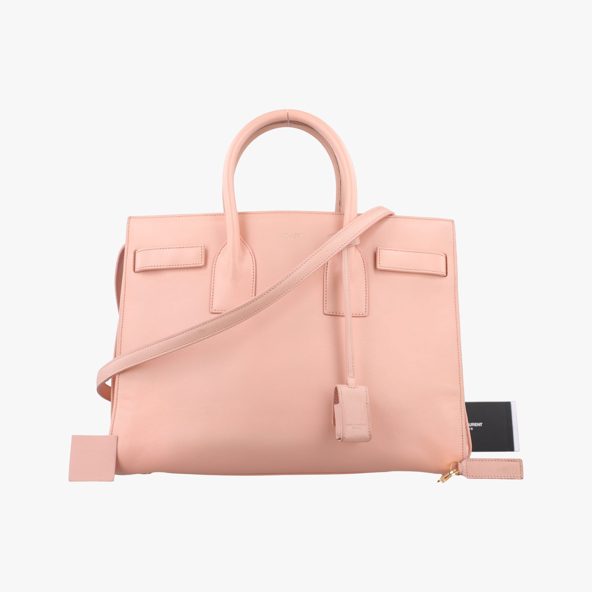 Pre-owned Yves Saint Laurent SAC DE JOUR Pink Leather 324823 shoulderbag | stylenewstar