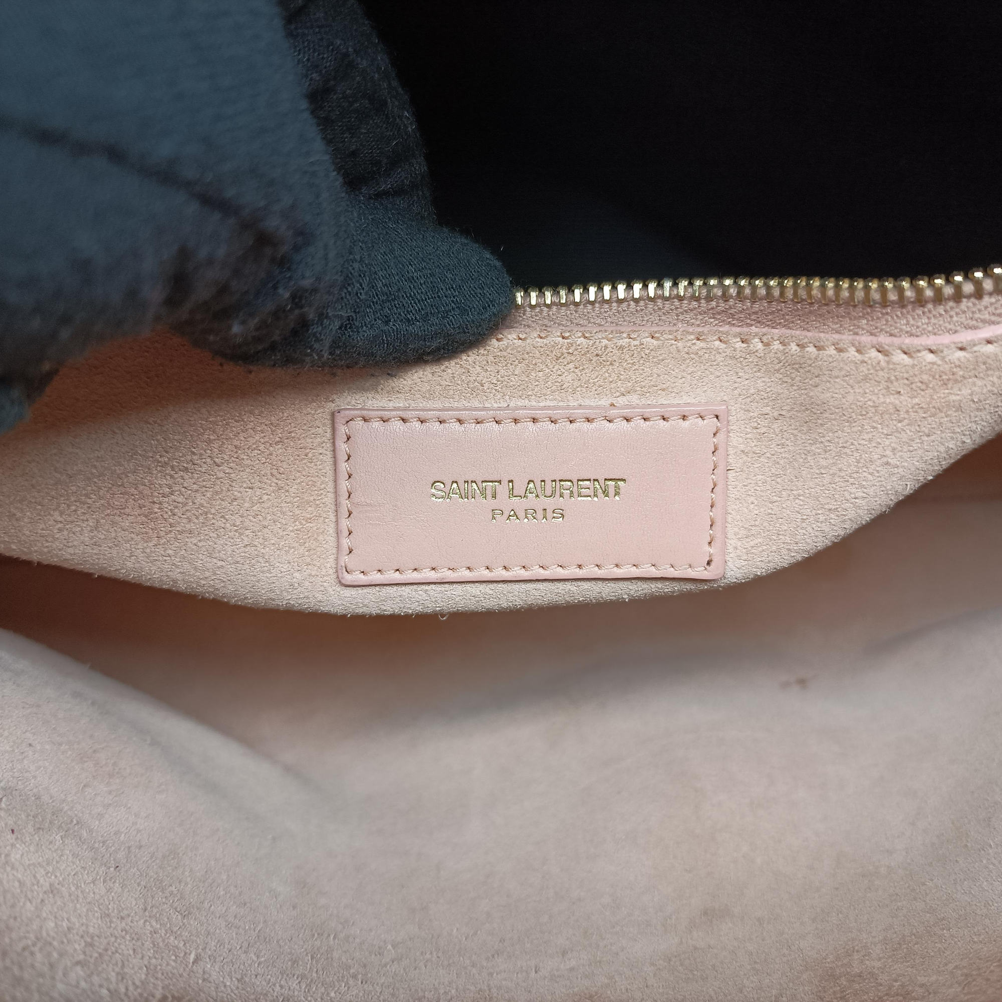 Pre-owned Yves Saint Laurent SAC DE JOUR Pink Leather 324823 shoulderbag | stylenewstar