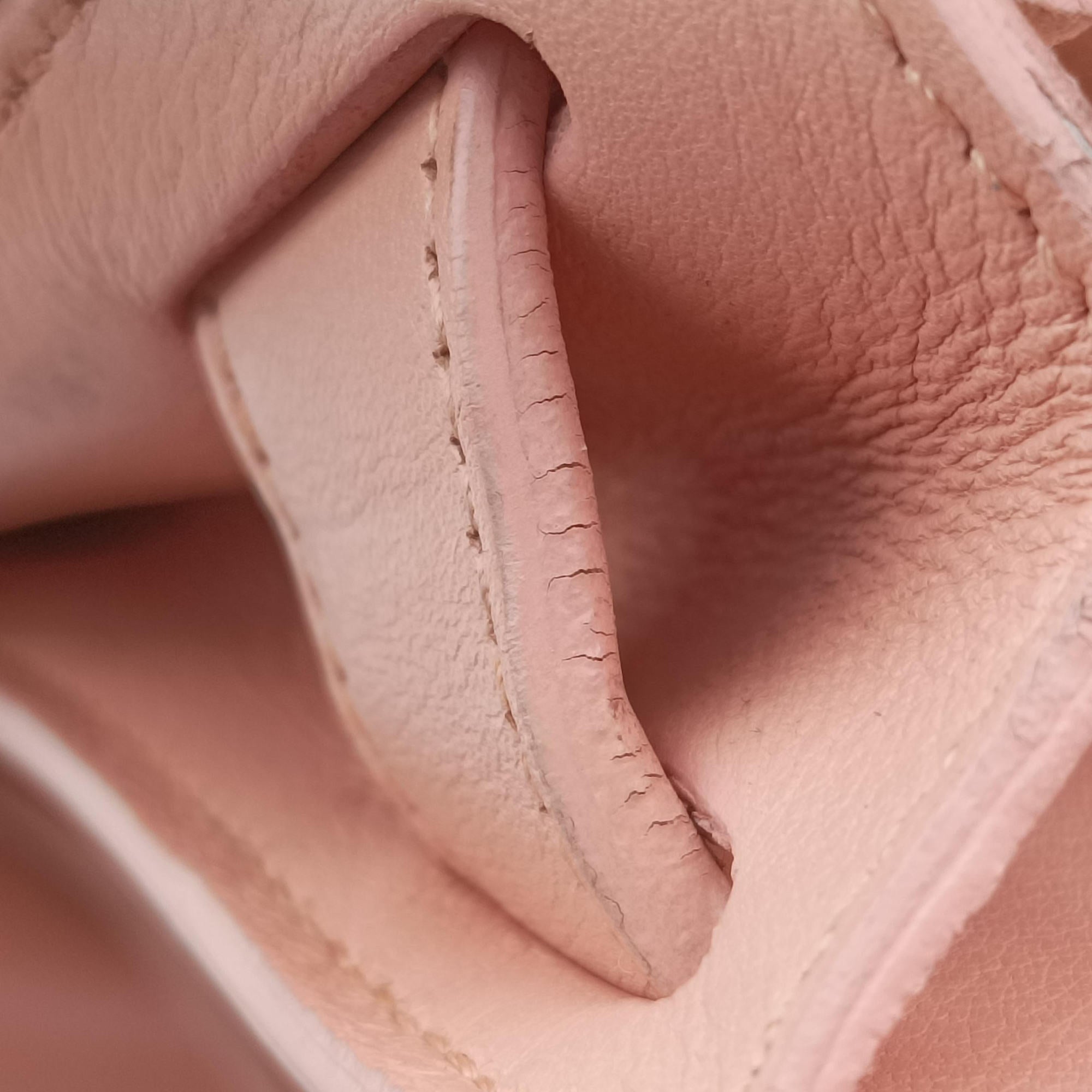 Pre-owned Yves Saint Laurent SAC DE JOUR Pink Leather 324823 shoulderbag | stylenewstar