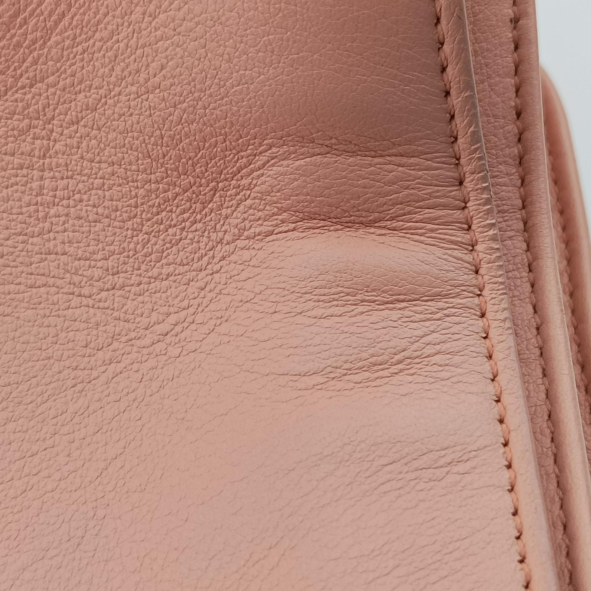 Pre-owned Yves Saint Laurent SAC DE JOUR Pink Leather 324823 shoulderbag | stylenewstar