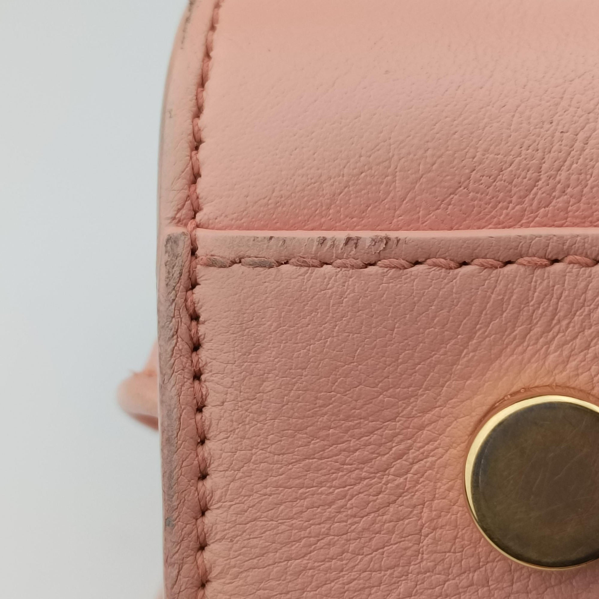 Pre-owned Yves Saint Laurent SAC DE JOUR Pink Leather 324823 shoulderbag | stylenewstar