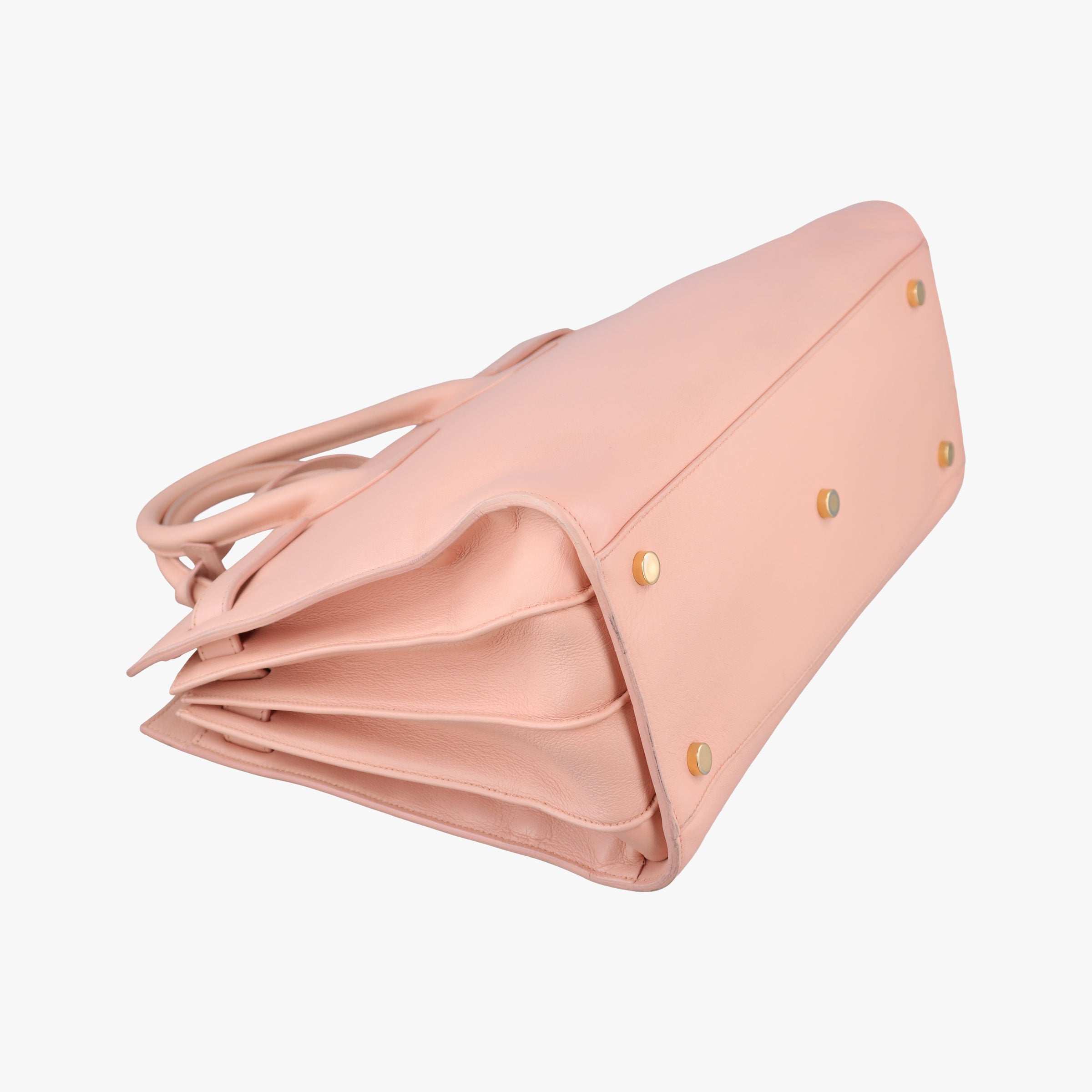 Pre-owned Yves Saint Laurent SAC DE JOUR Pink Leather 324823 shoulderbag | stylenewstar