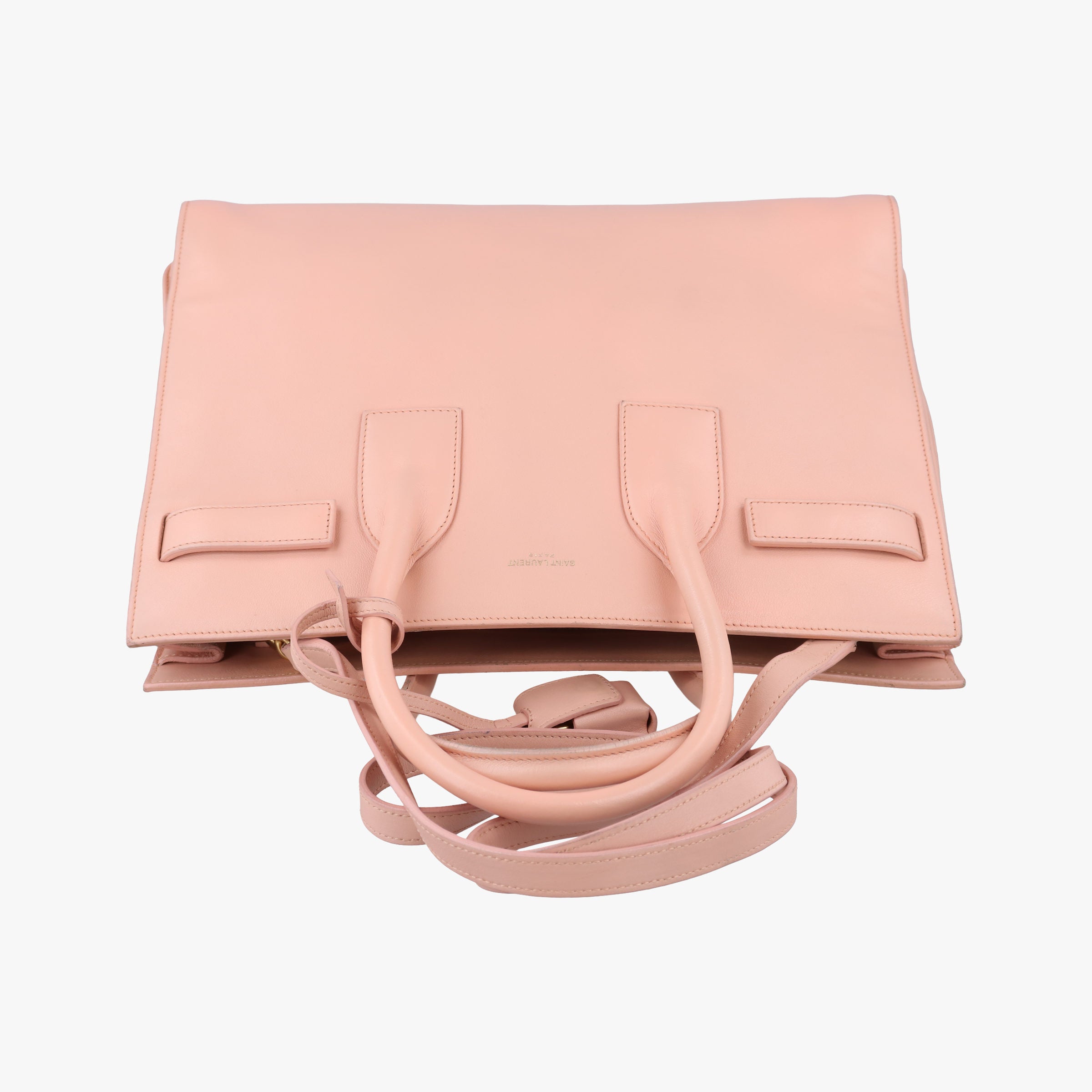 Pre-owned Yves Saint Laurent SAC DE JOUR Pink Leather 324823 shoulderbag | stylenewstar