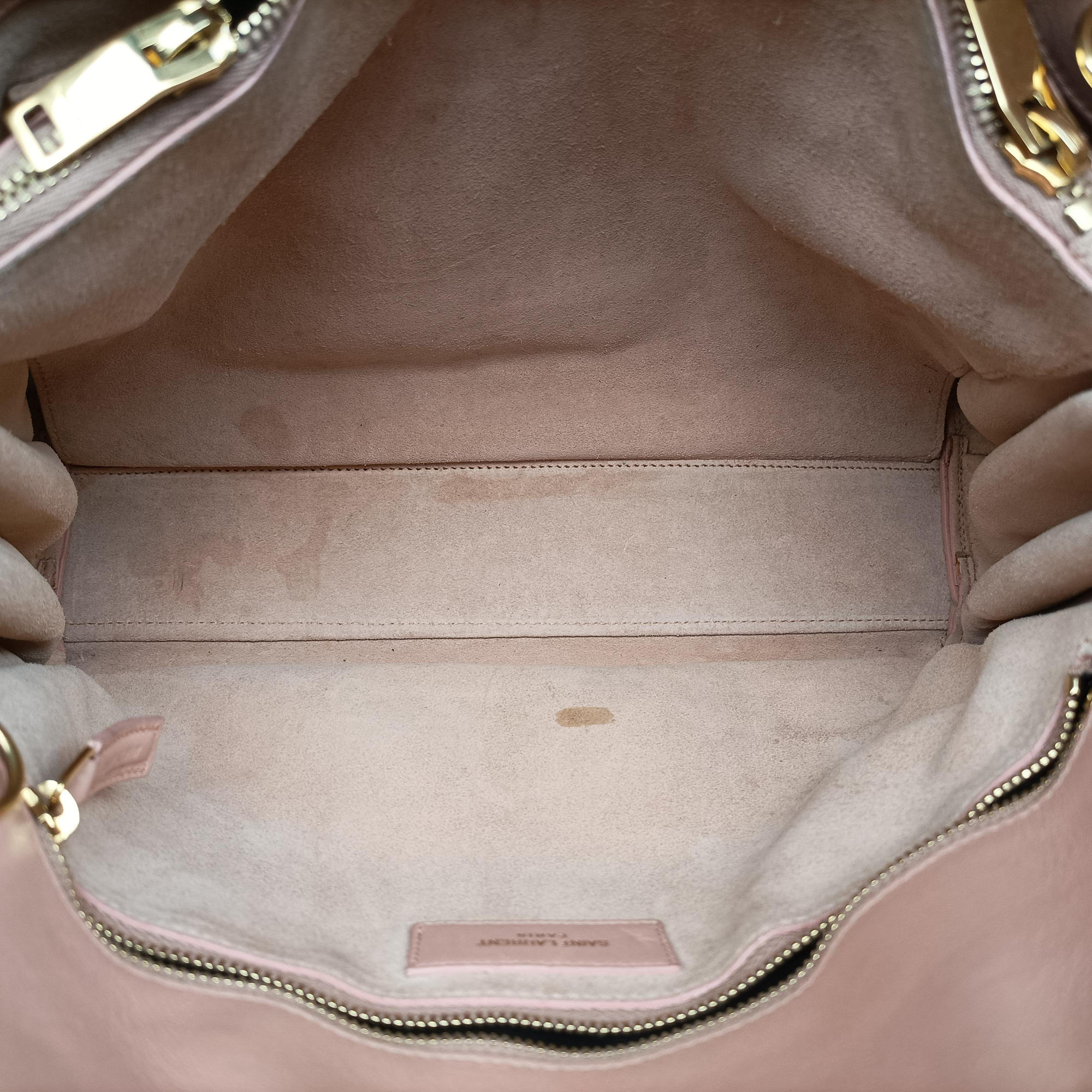 Pre-owned Yves Saint Laurent SAC DE JOUR Pink Leather 324823 shoulderbag | stylenewstar