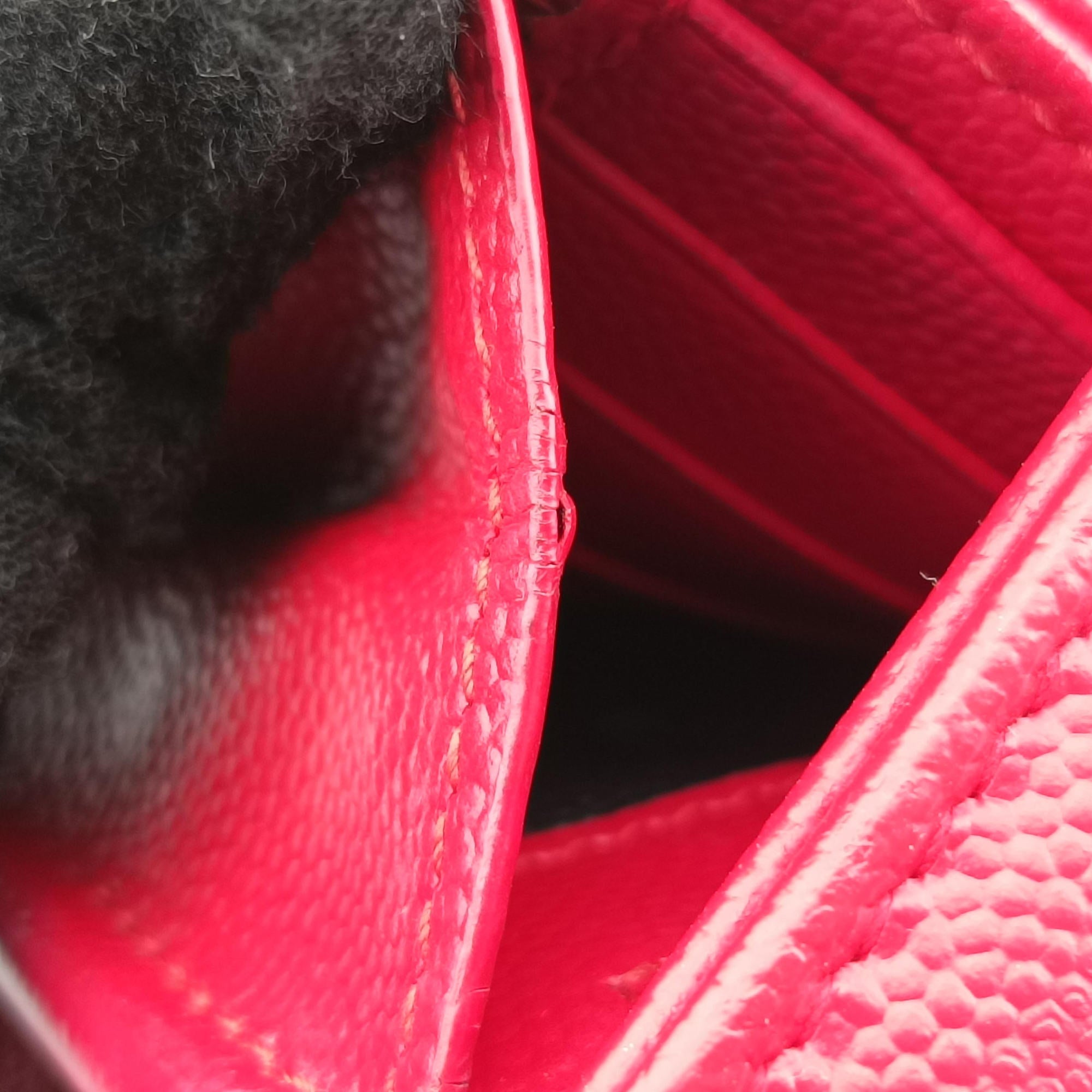 Vintage Yves Saint Laurent Cassandre Red Caviar Leather 377828 shoulderbag | stylenewstar