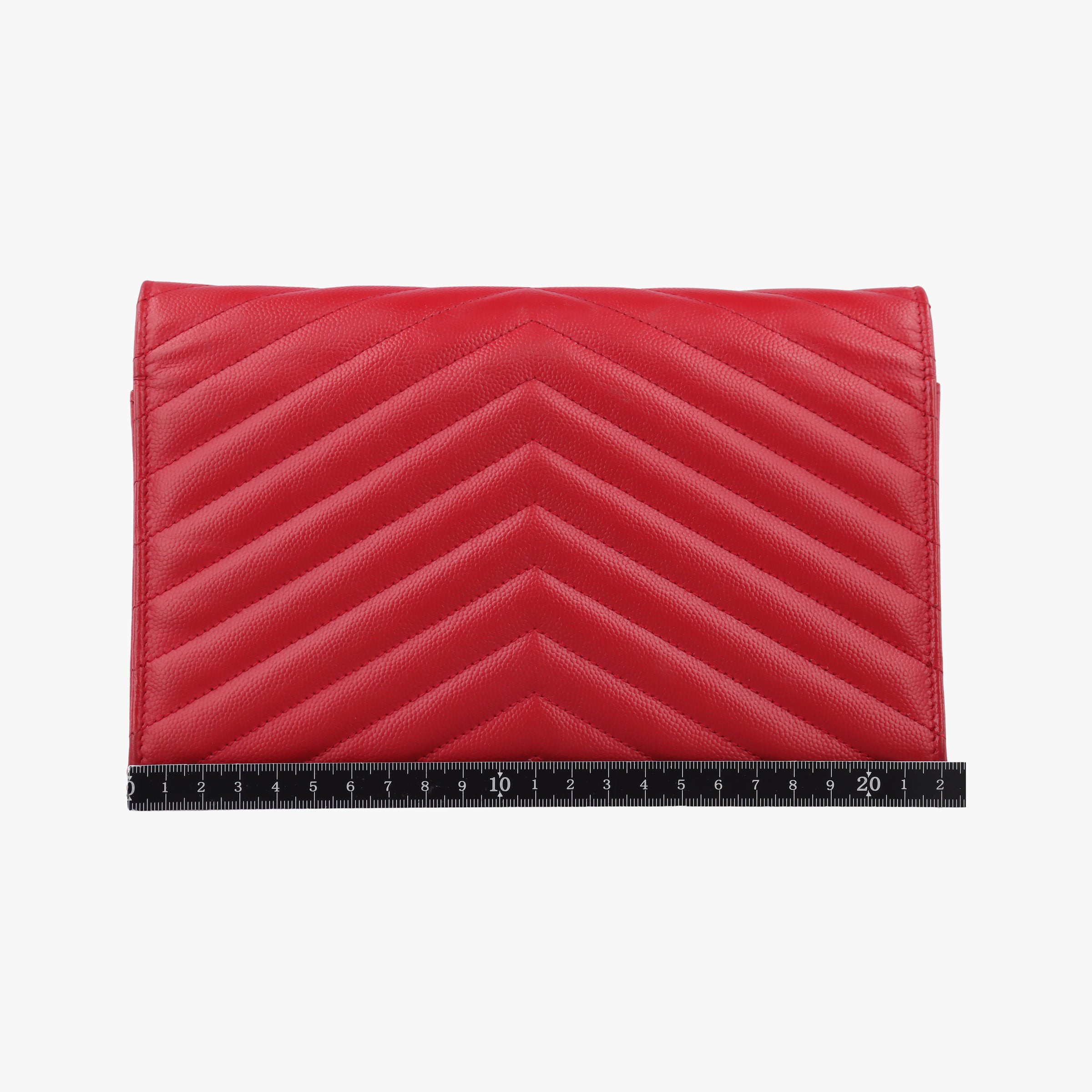 Vintage Yves Saint Laurent Cassandre Red Caviar Leather 377828 shoulderbag | stylenewstar
