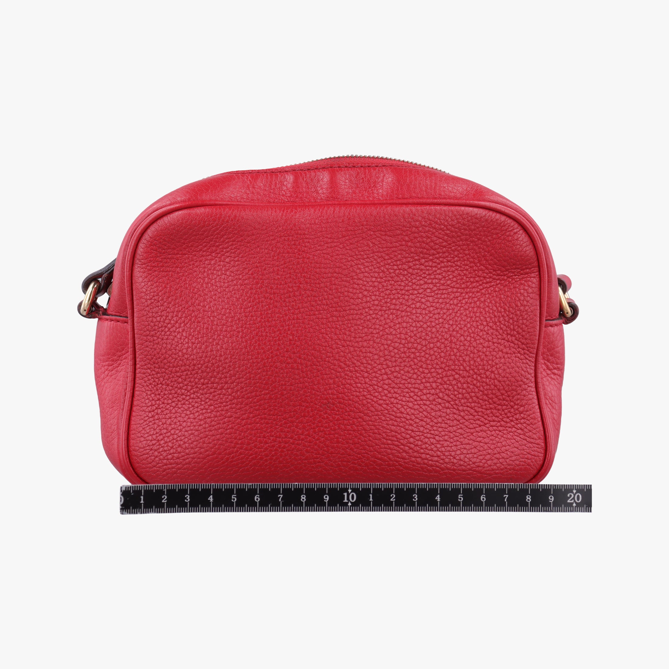 Pre-owned Gucci Soho Red Leather 308364 shoulderbag | stylenewstar