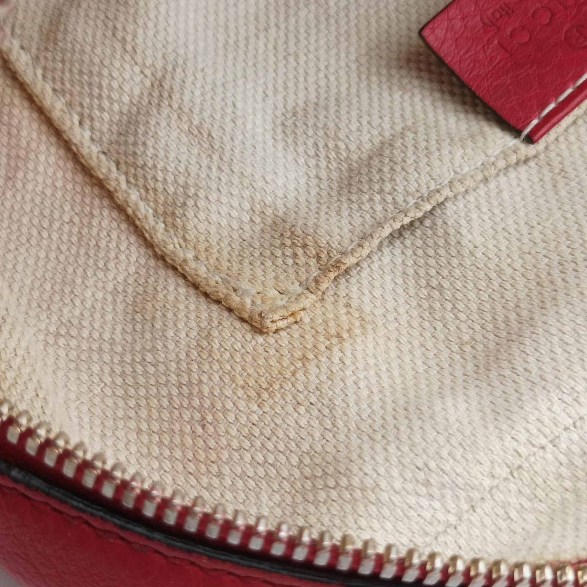 Pre-owned Gucci Soho Red Leather 308364 shoulderbag | stylenewstar