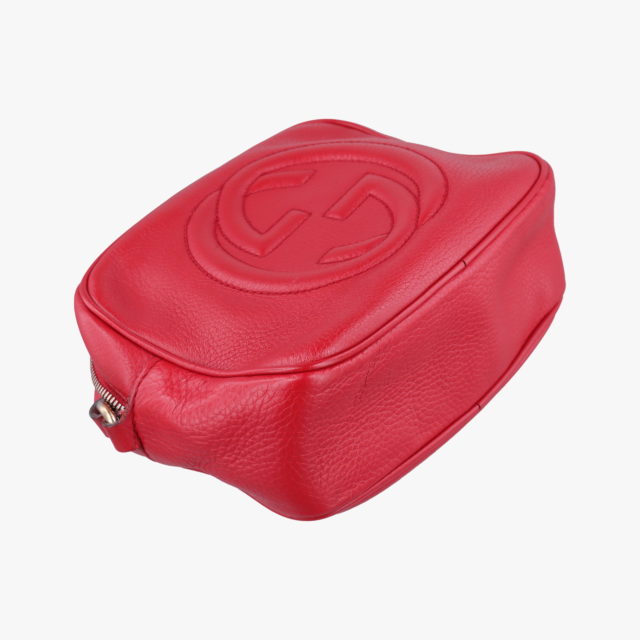 Pre-owned Gucci Soho Red Leather 308364 shoulderbag | stylenewstar