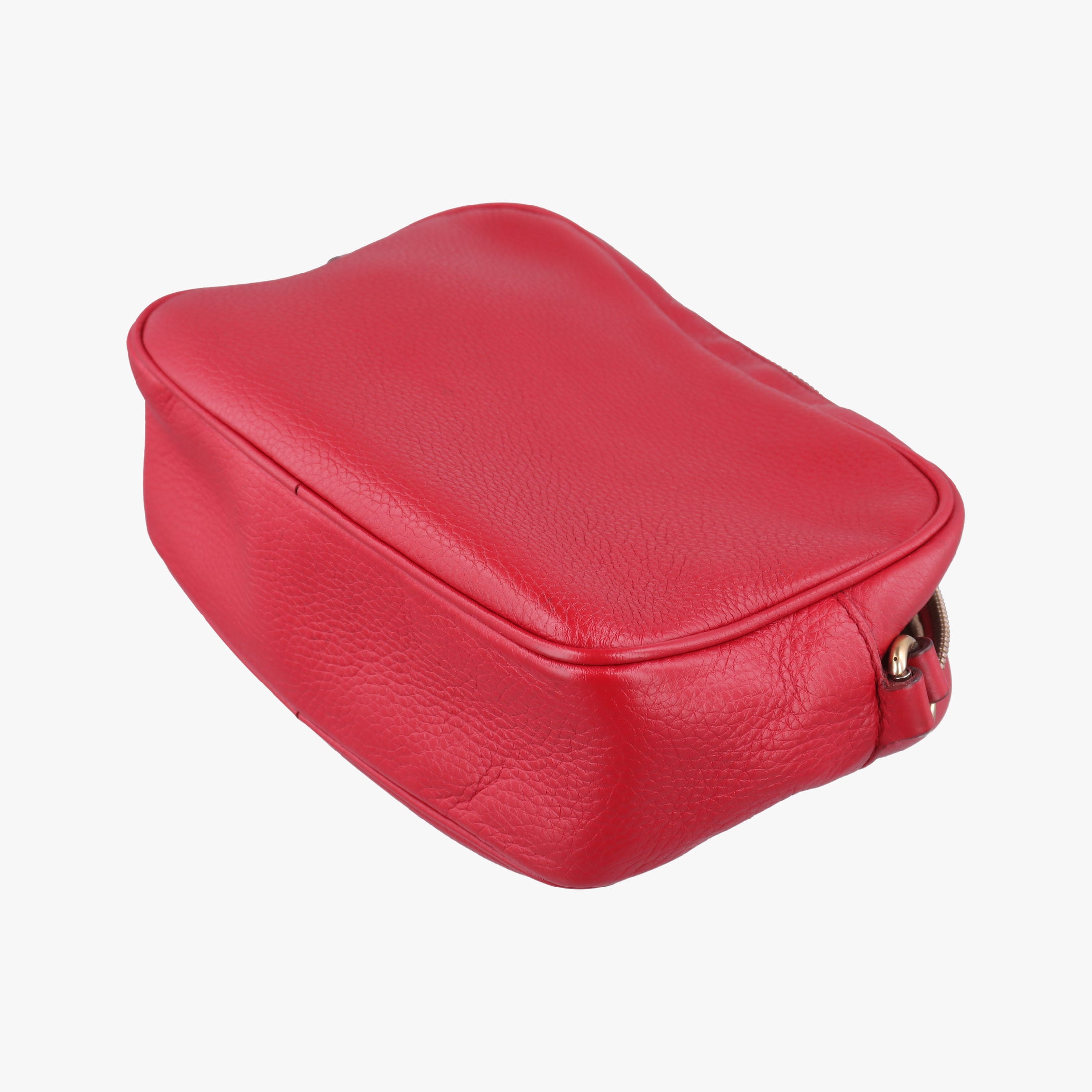 Pre-owned Gucci Soho Red Leather 308364 shoulderbag | stylenewstar