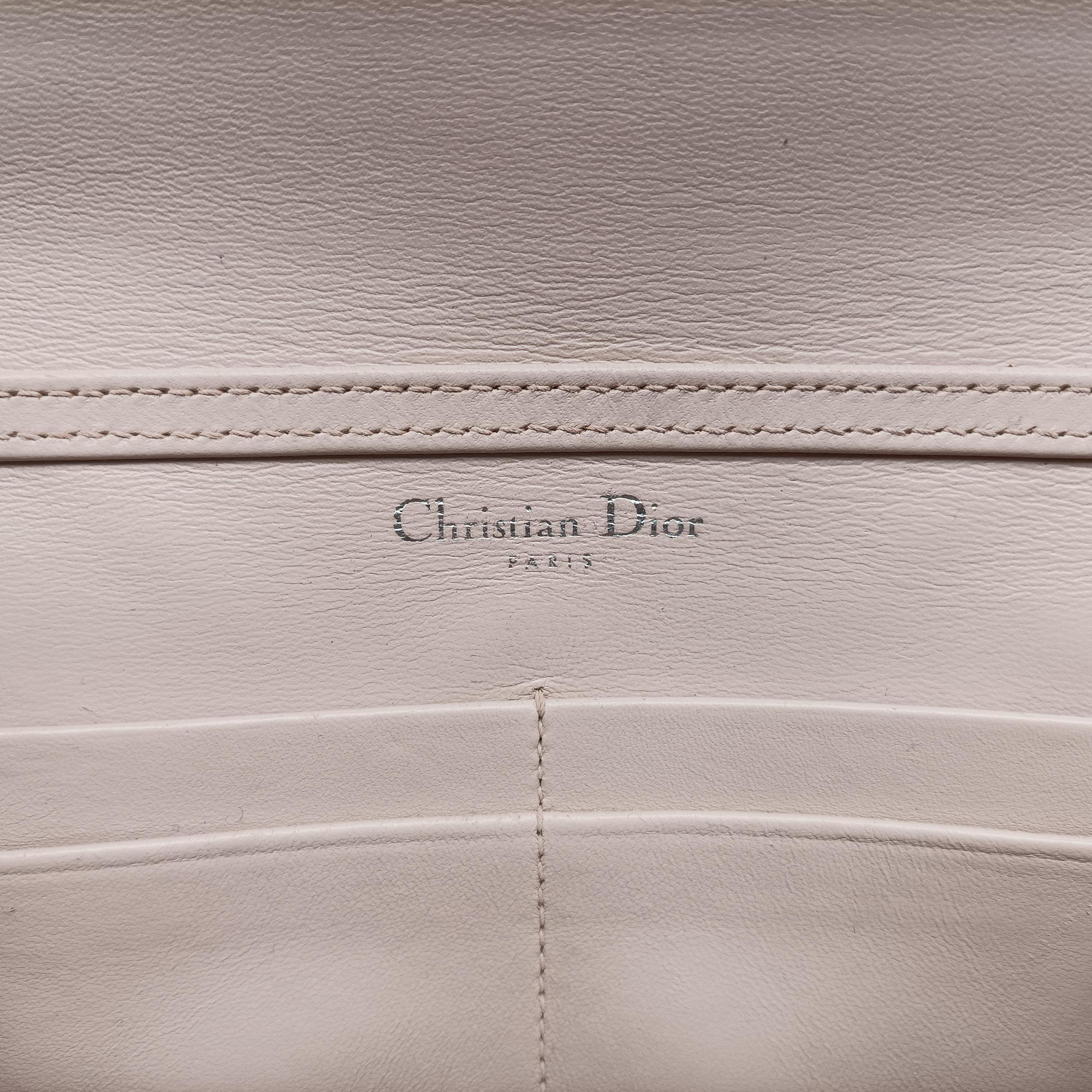 Pre-owned Christian Dior Diorama Golden Leather  shoulderbag | stylenewstar