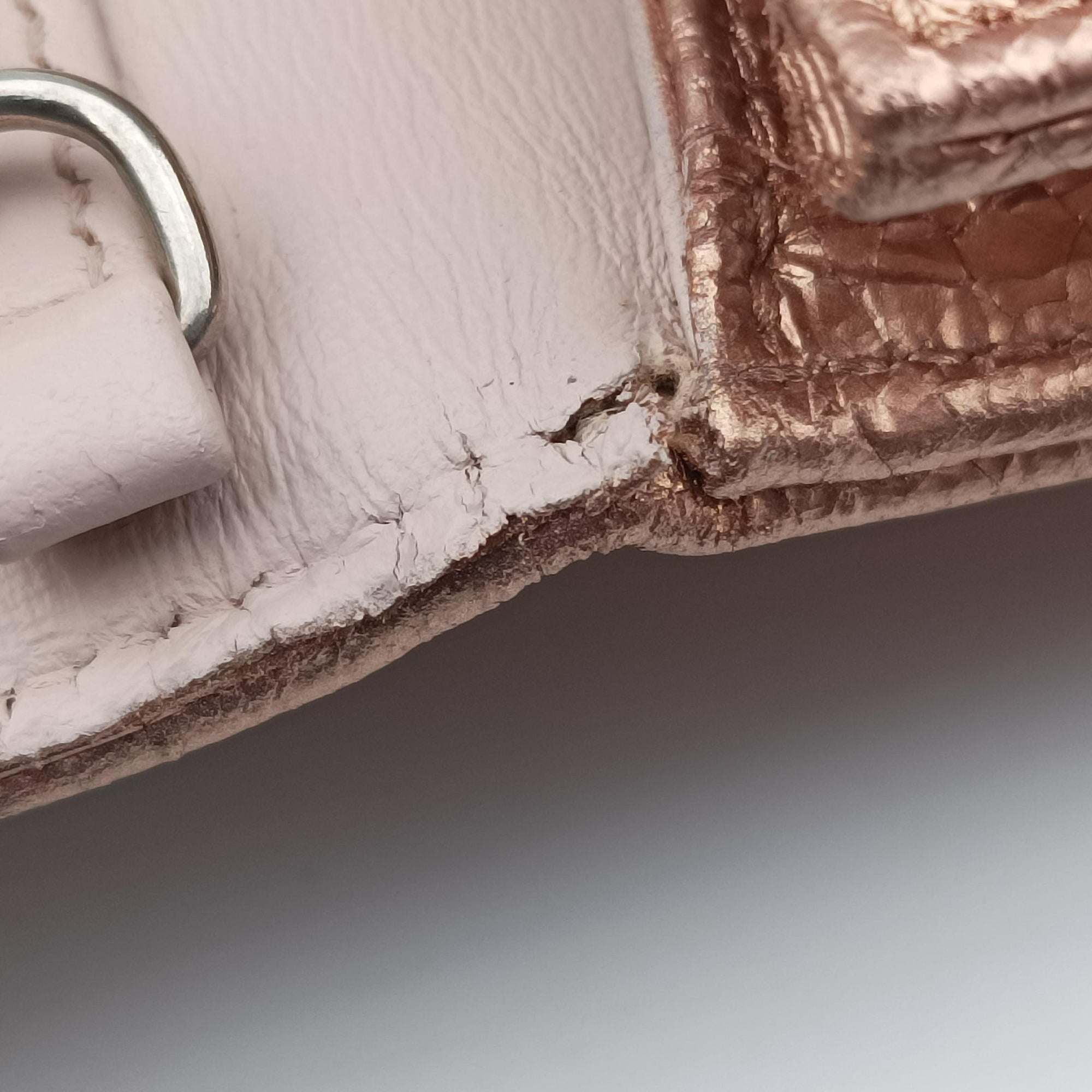 Pre-owned Christian Dior Diorama Golden Leather  shoulderbag | stylenewstar
