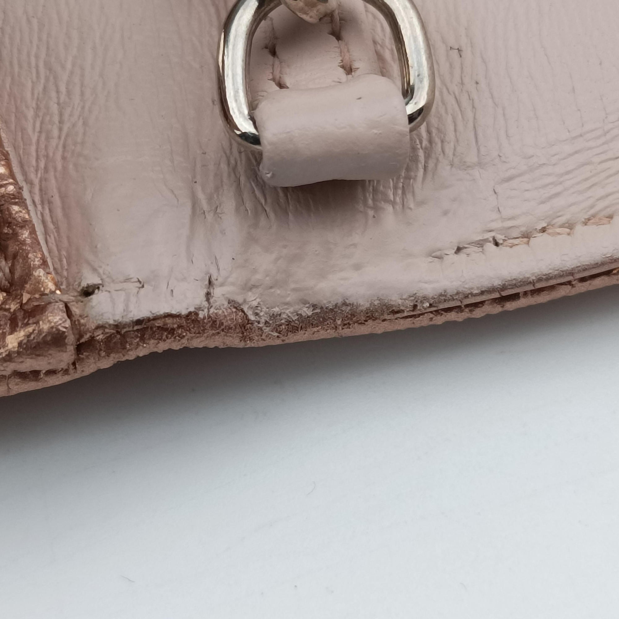 Pre-owned Christian Dior Diorama Golden Leather  shoulderbag | stylenewstar