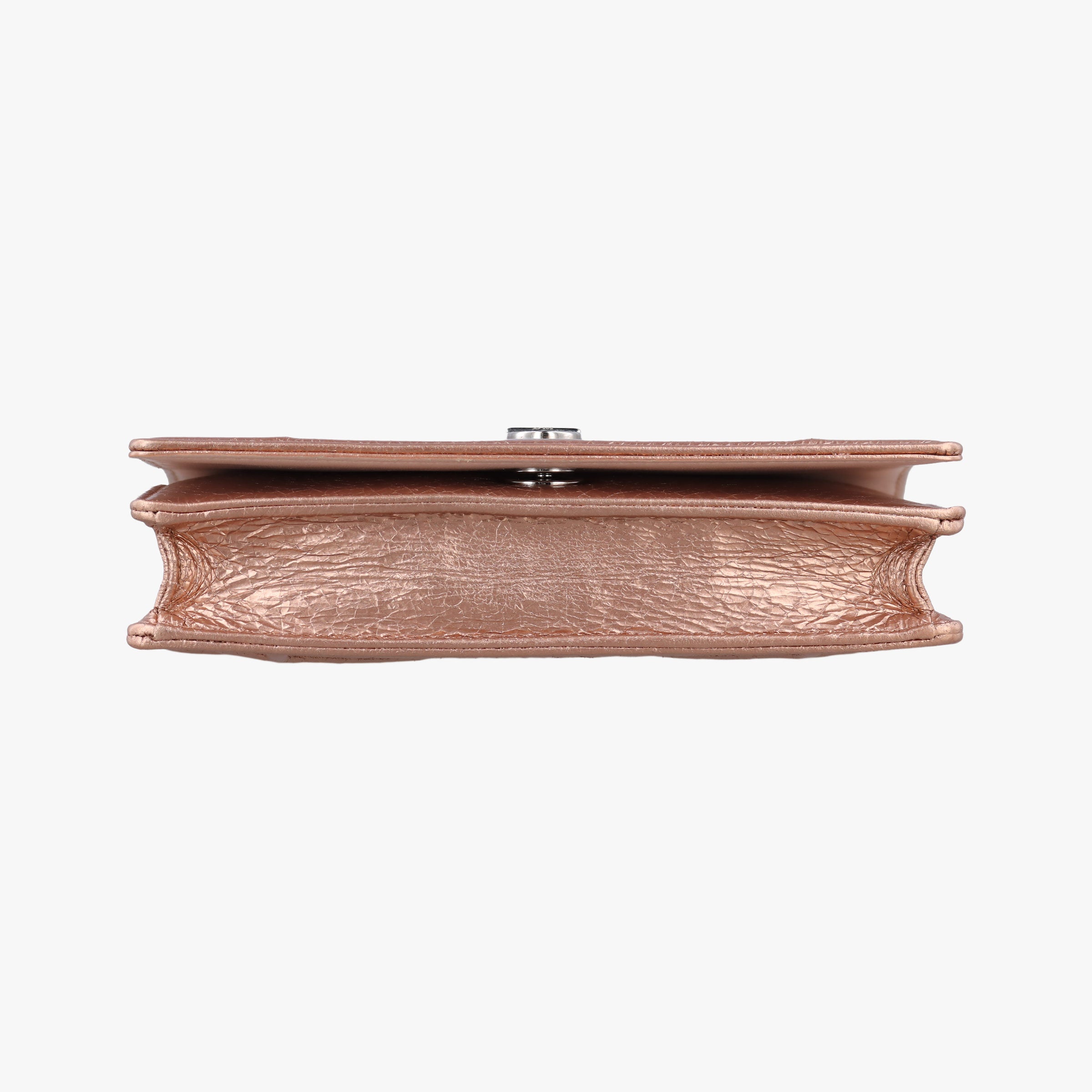 Pre-owned Christian Dior Diorama Golden Leather  shoulderbag | stylenewstar