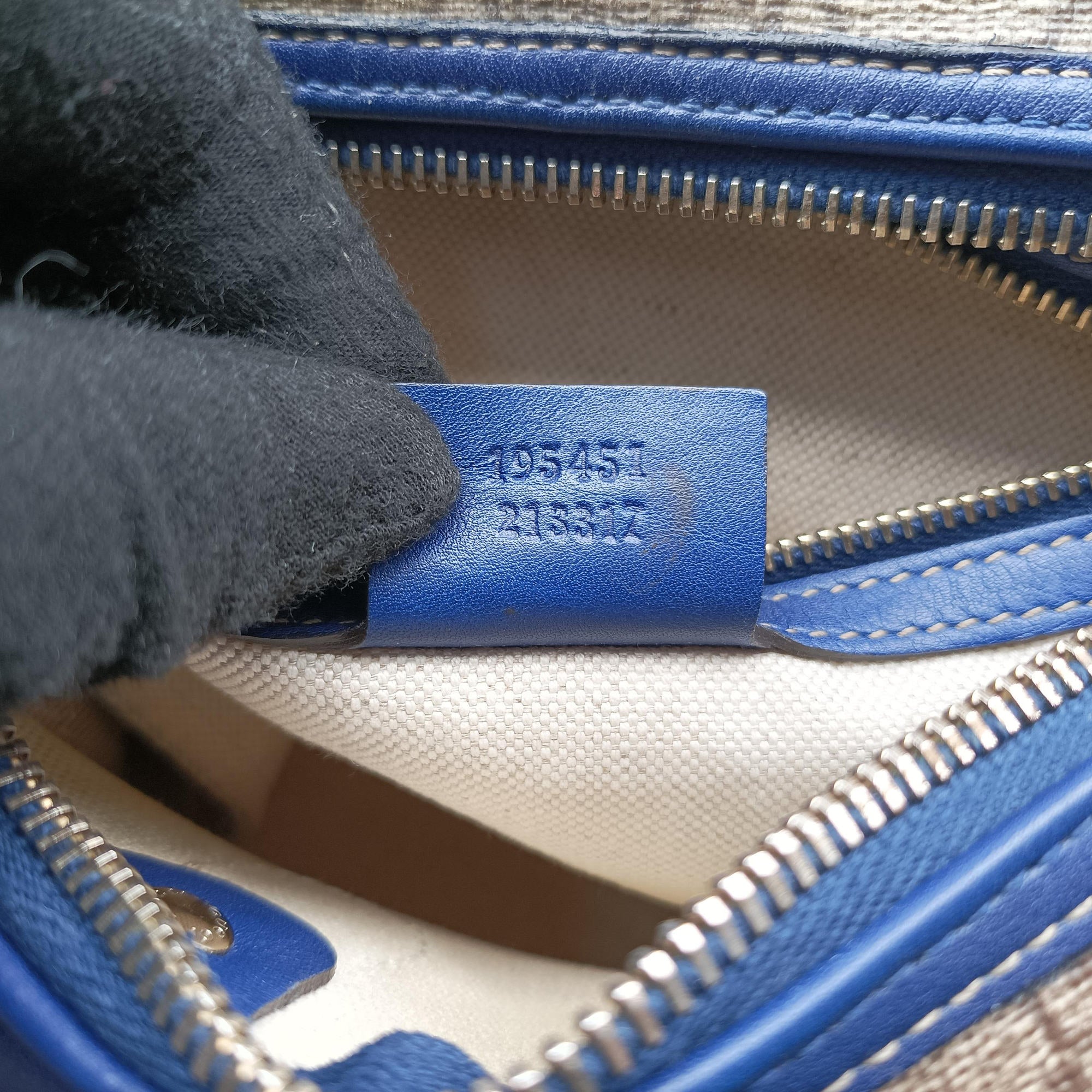 Secondhand Gucci American Flag GG Supreme Multicolour PVC coated canvas 195451 shoulderbag | stylenewstar