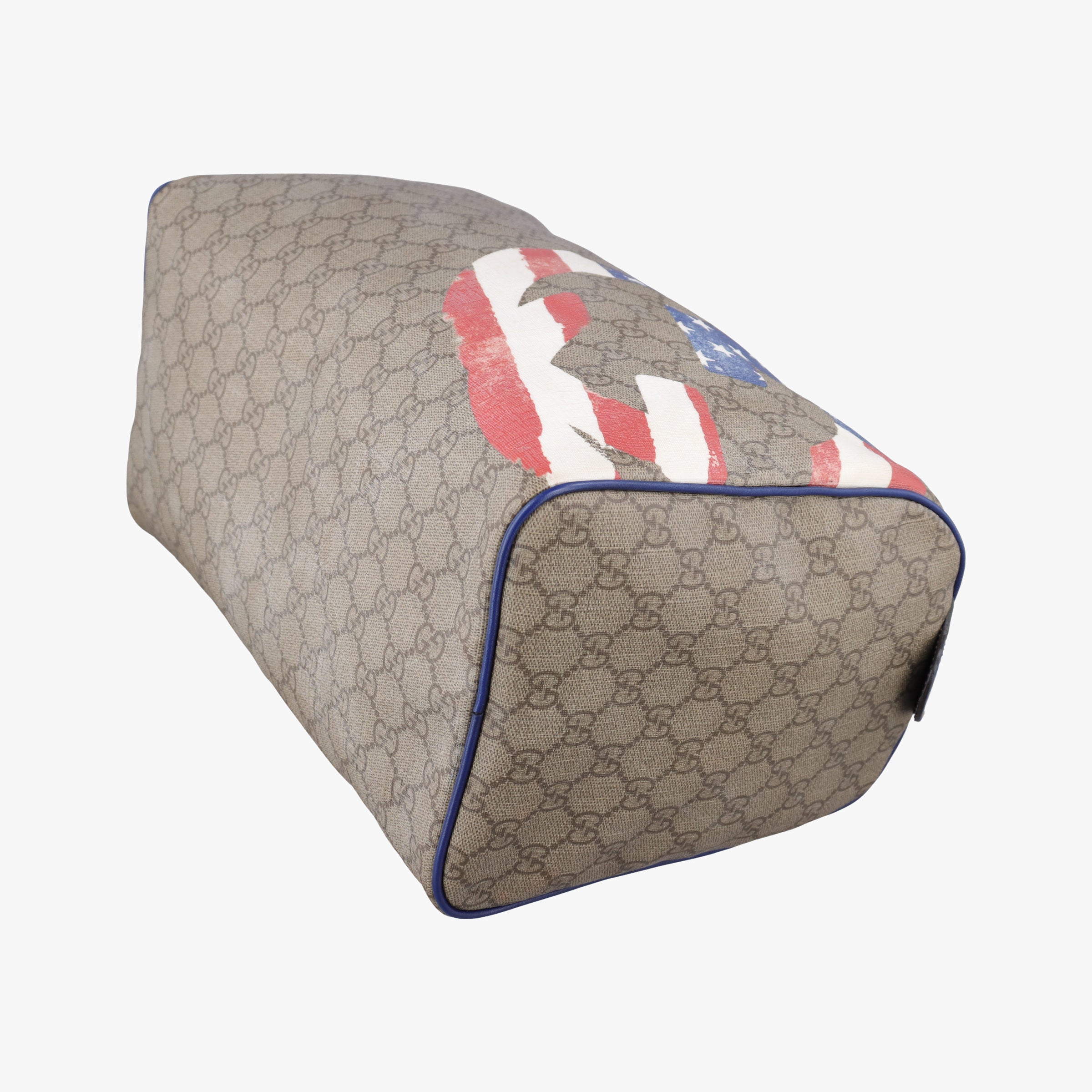 Secondhand Gucci American Flag GG Supreme Multicolour PVC coated canvas 195451 shoulderbag | stylenewstar