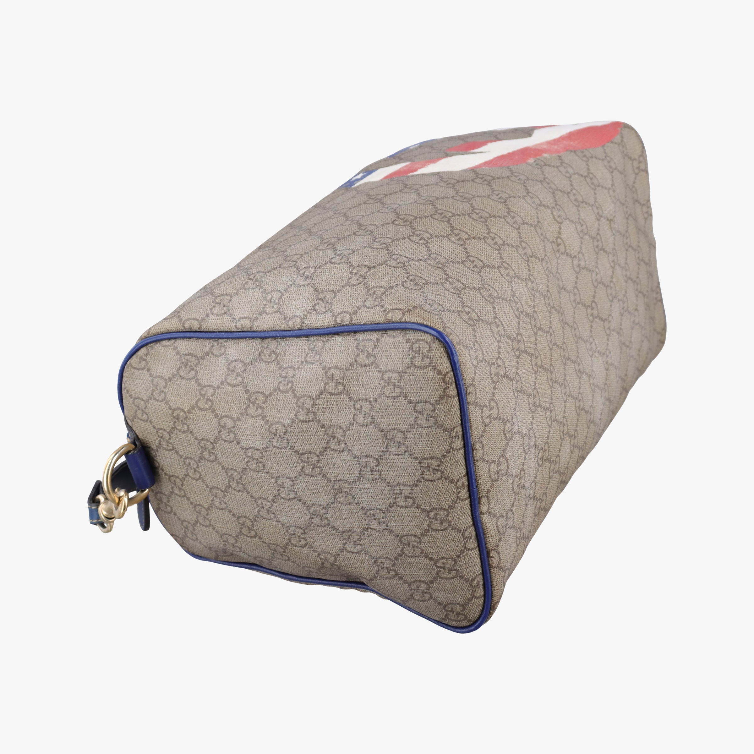 Secondhand Gucci American Flag GG Supreme Multicolour PVC coated canvas 195451 shoulderbag | stylenewstar