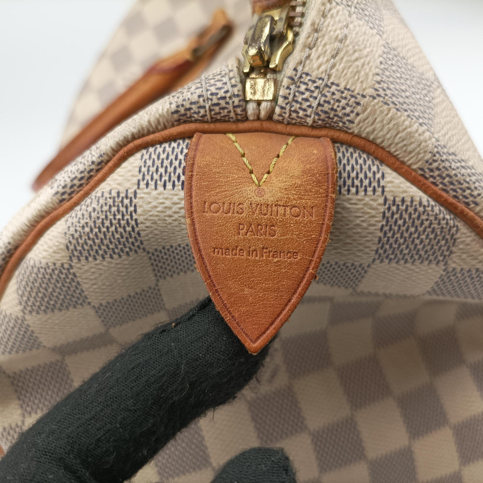 Vintage Louis Vuitton Speedy 30 AZUR Damier Canvas N41533 handbag | stylenewstar