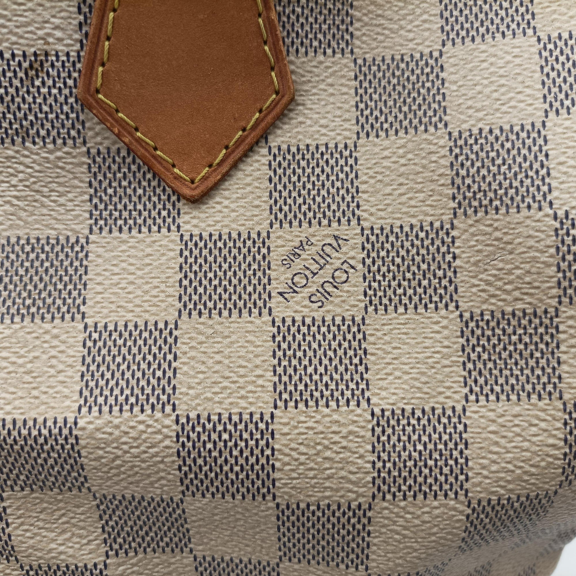 Vintage Louis Vuitton Speedy 30 AZUR Damier Canvas N41533 handbag | stylenewstar