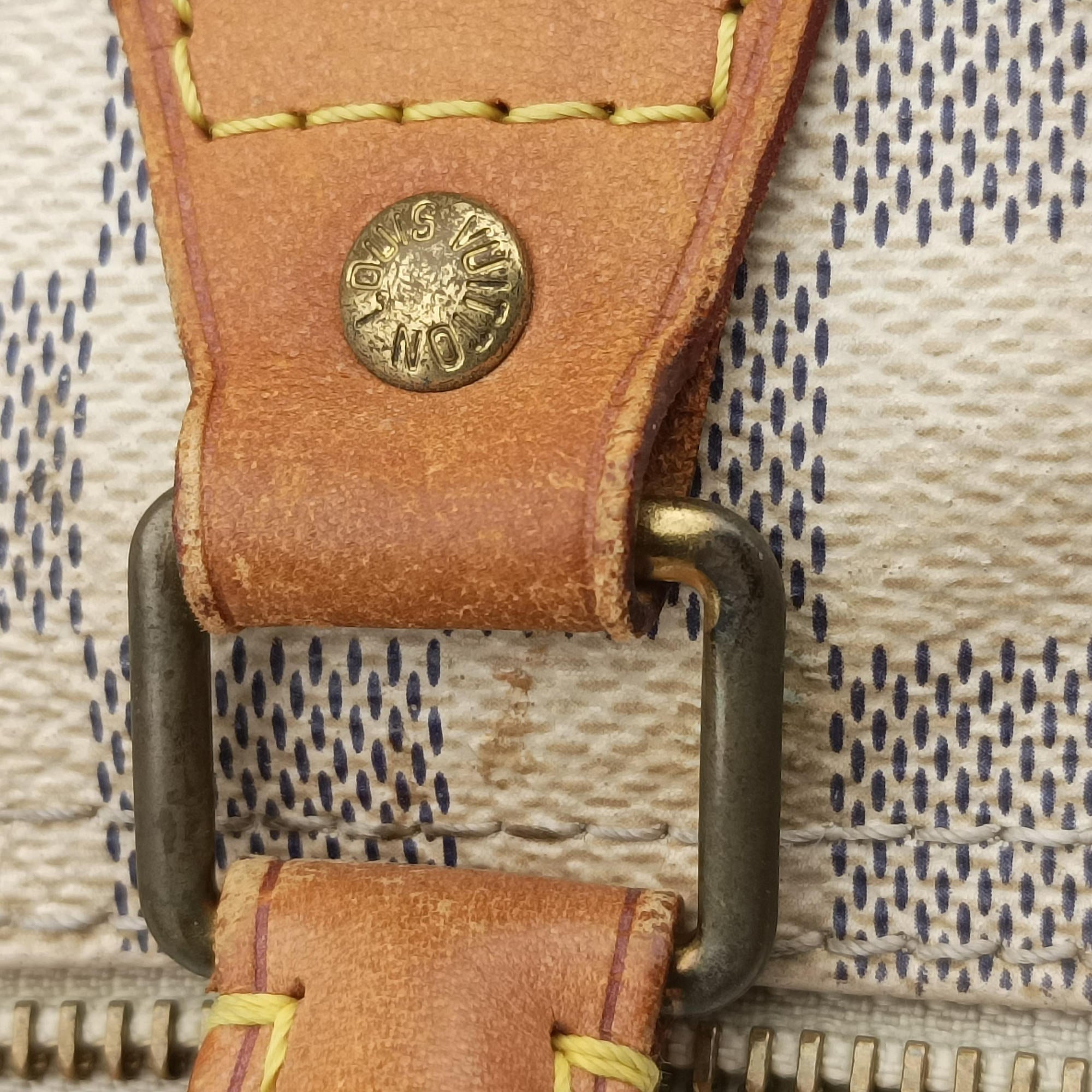Vintage Louis Vuitton Speedy 30 AZUR Damier Canvas N41533 handbag | stylenewstar