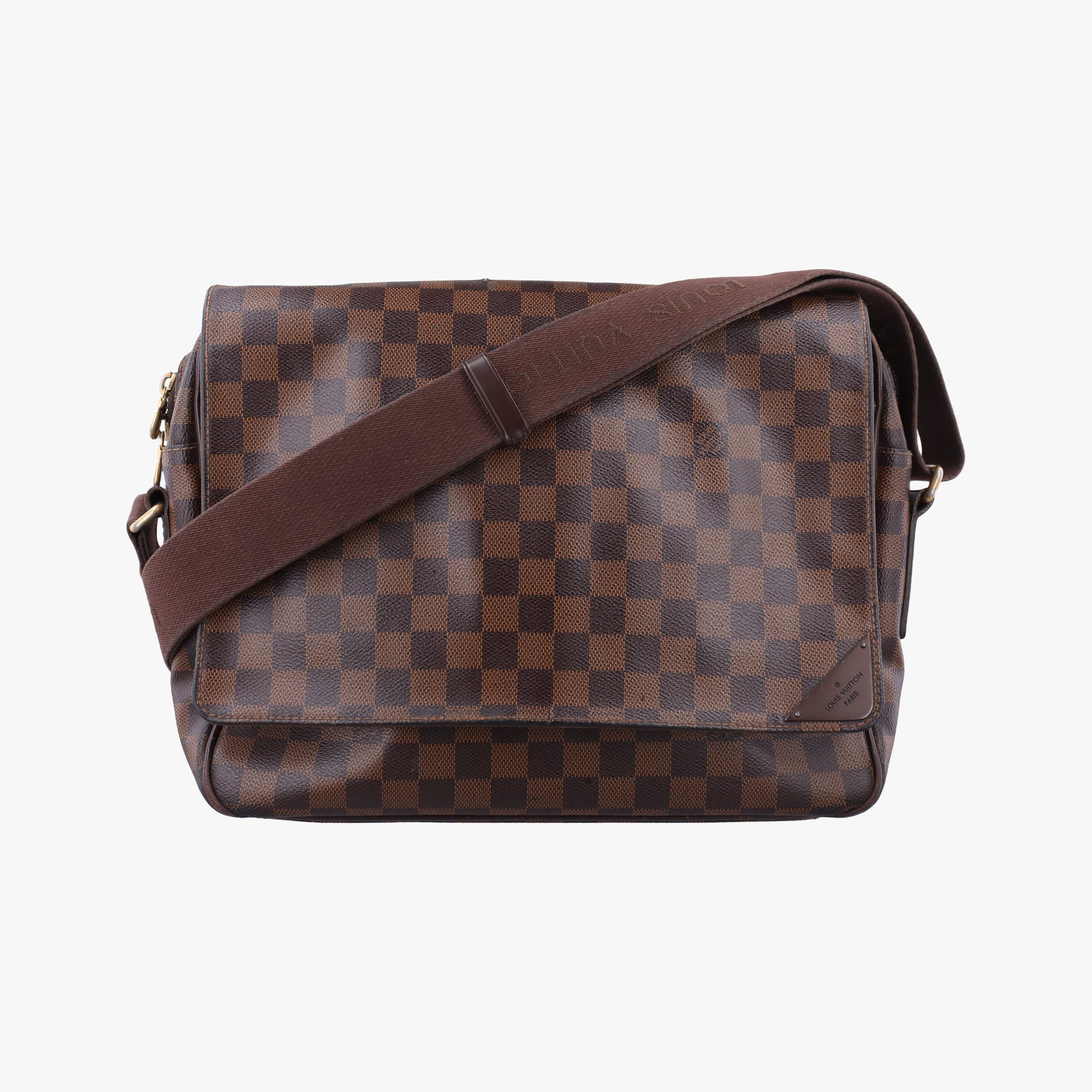 Pre-owned Louis Vuitton SHELTON EBENE Damier Canvas N41149 shoulderbag | stylenewstar