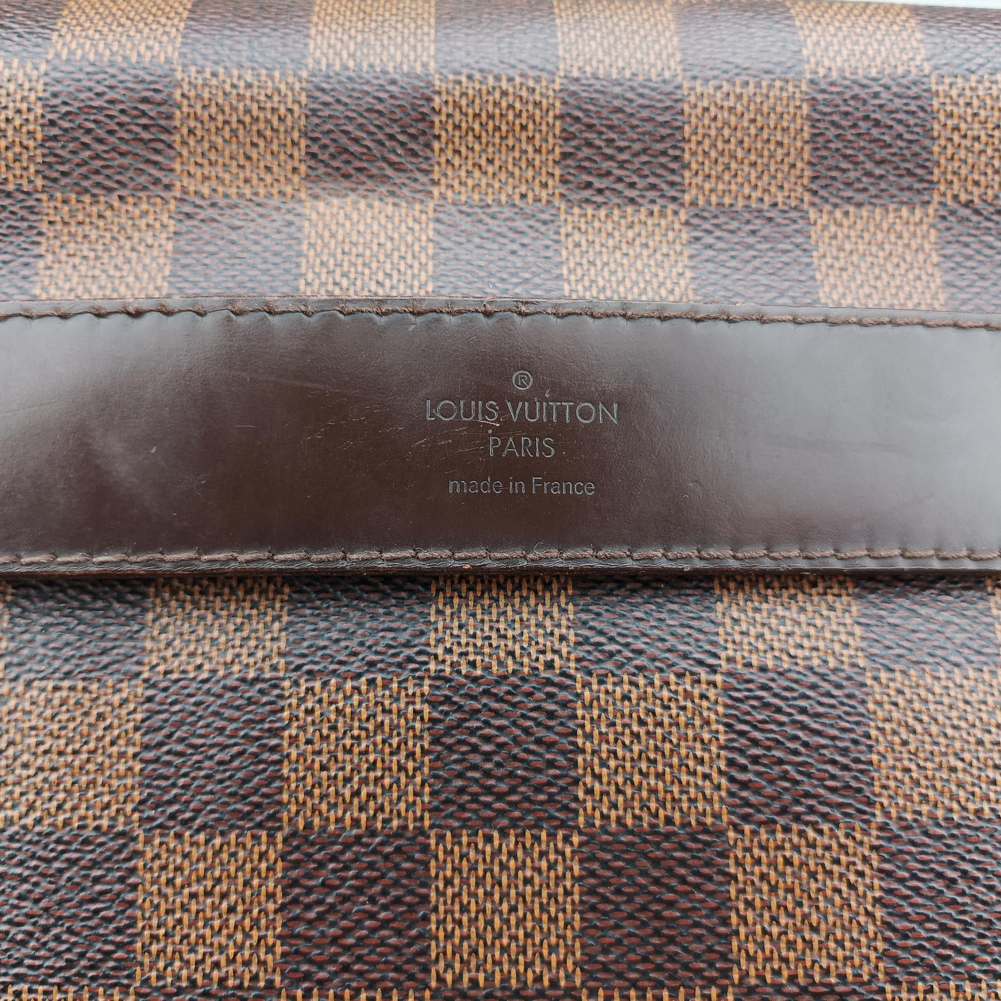 Pre-owned Louis Vuitton SHELTON EBENE Damier Canvas N41149 shoulderbag | stylenewstar