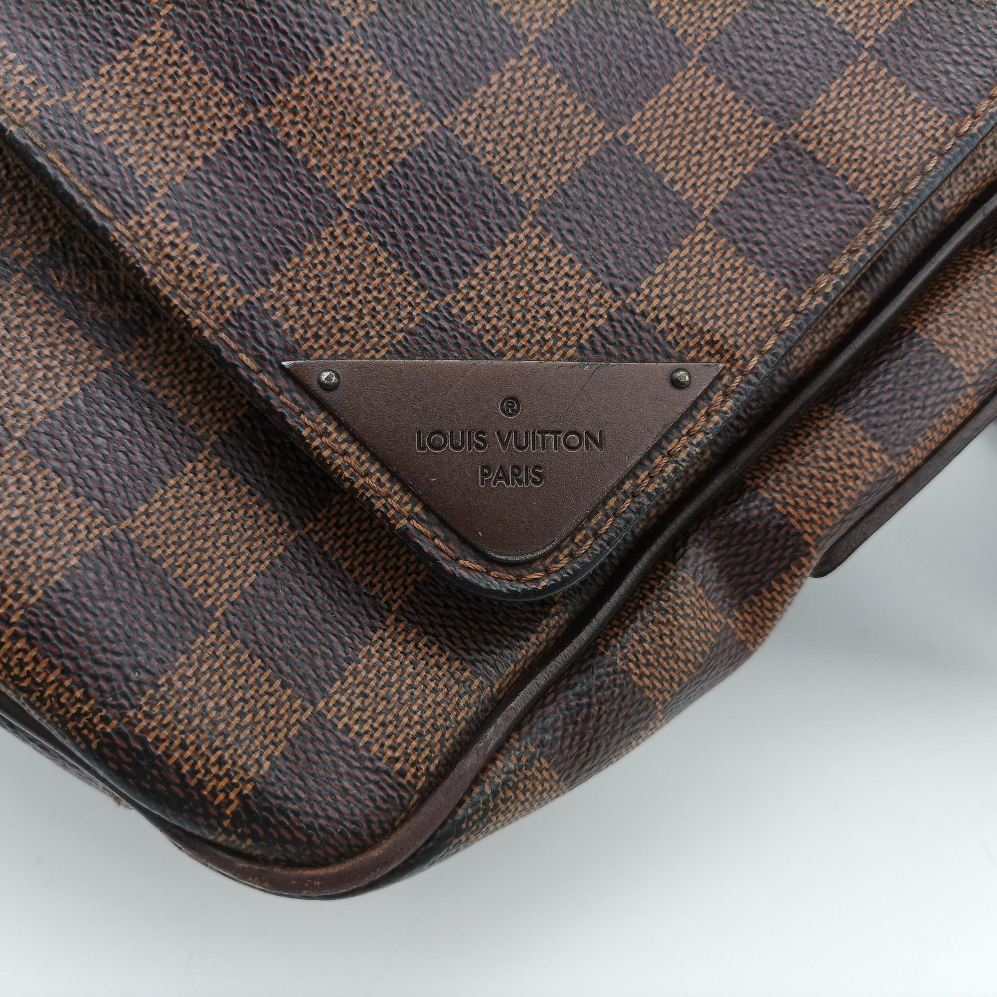 Pre-owned Louis Vuitton SHELTON EBENE Damier Canvas N41149 shoulderbag | stylenewstar