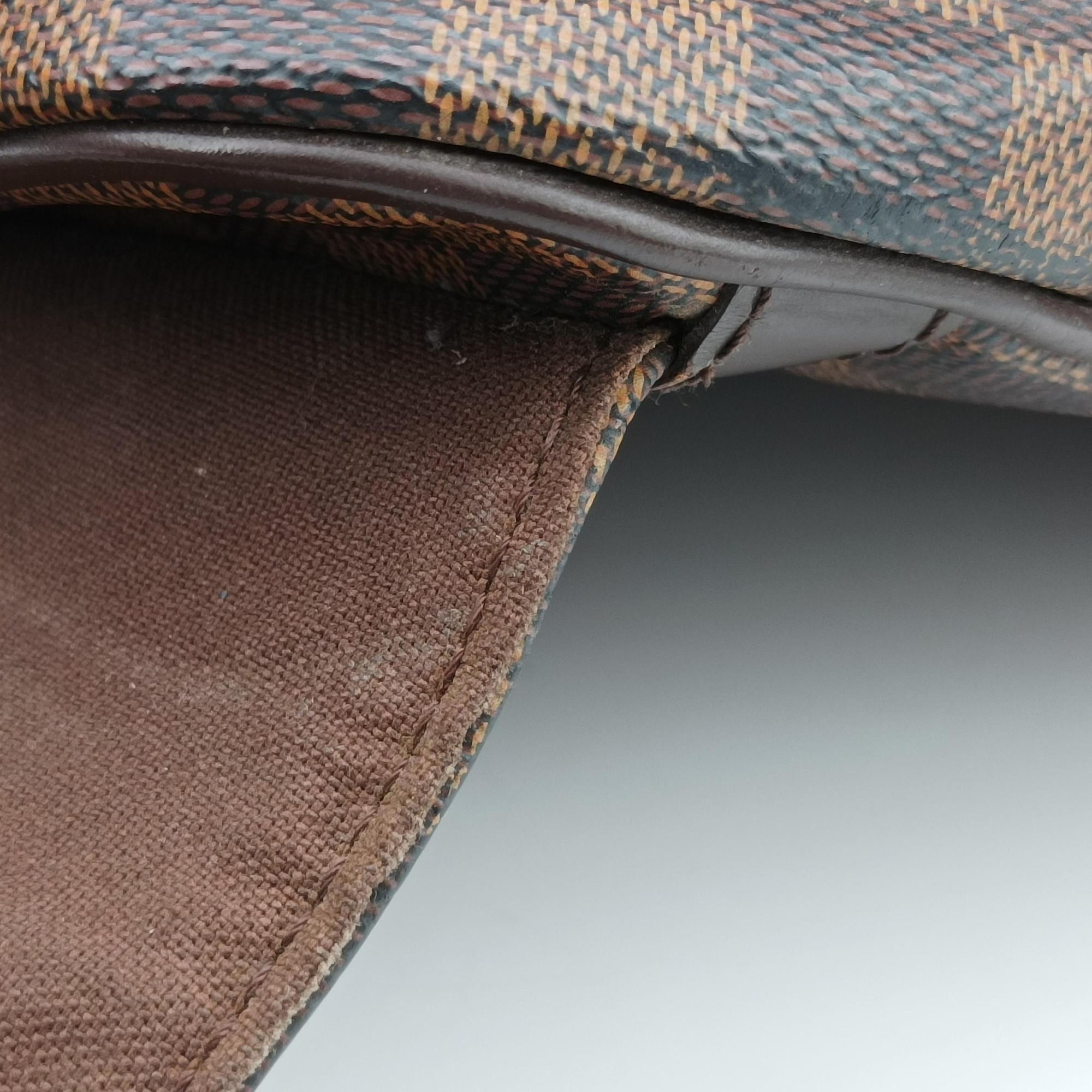 Pre-owned Louis Vuitton SHELTON EBENE Damier Canvas N41149 shoulderbag | stylenewstar