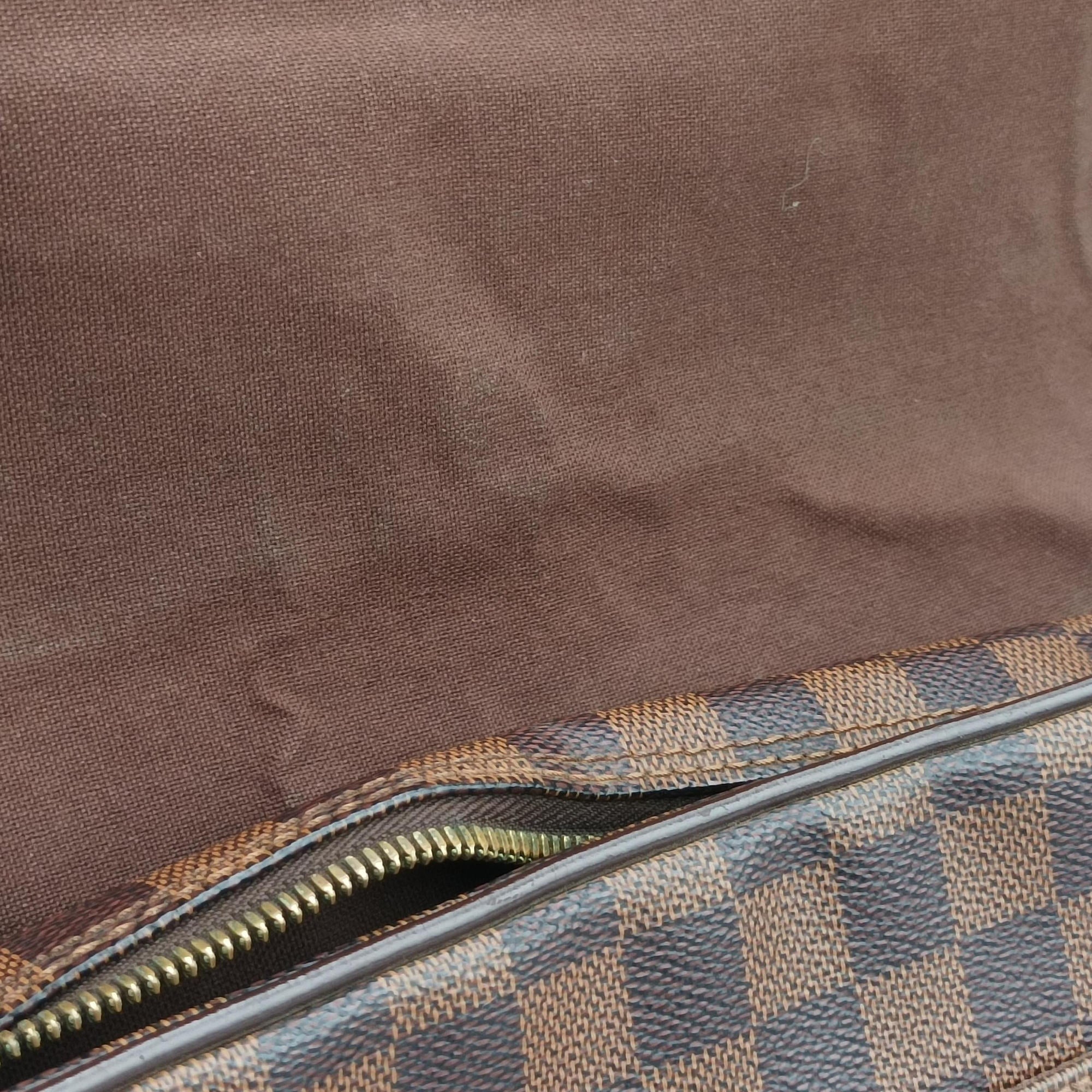 Pre-owned Louis Vuitton SHELTON EBENE Damier Canvas N41149 shoulderbag | stylenewstar
