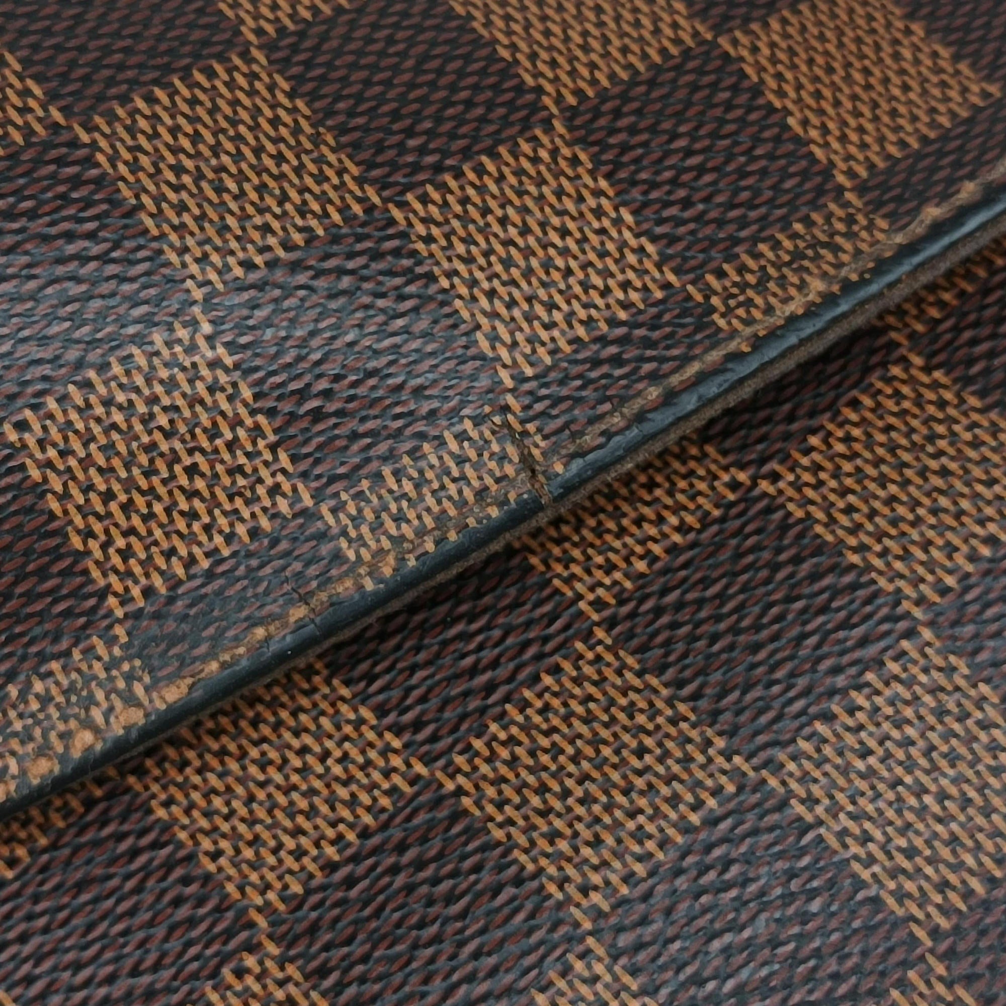 Pre-owned Louis Vuitton SHELTON EBENE Damier Canvas N41149 shoulderbag | stylenewstar