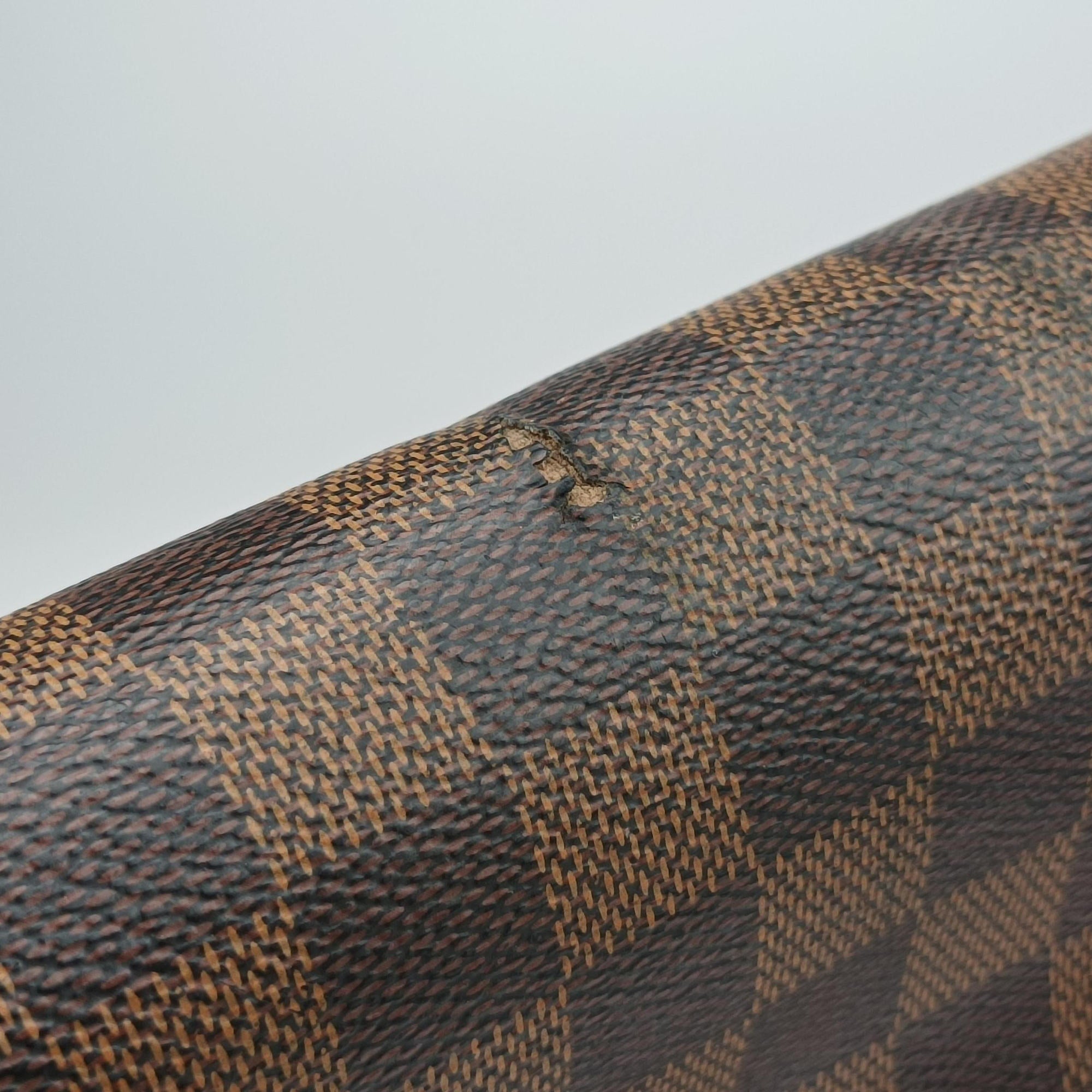 Pre-owned Louis Vuitton SHELTON EBENE Damier Canvas N41149 shoulderbag | stylenewstar