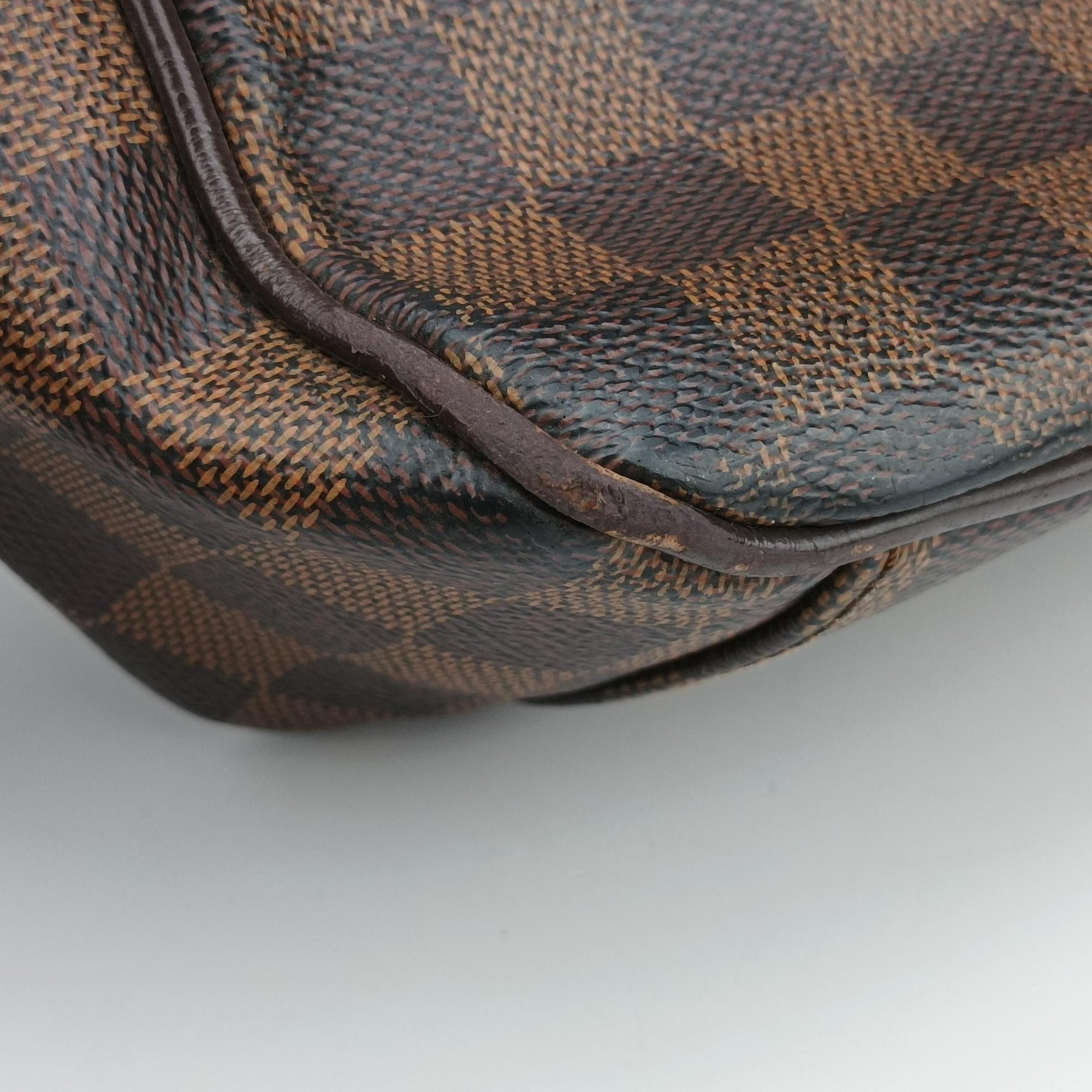 Pre-owned Louis Vuitton SHELTON EBENE Damier Canvas N41149 shoulderbag | stylenewstar