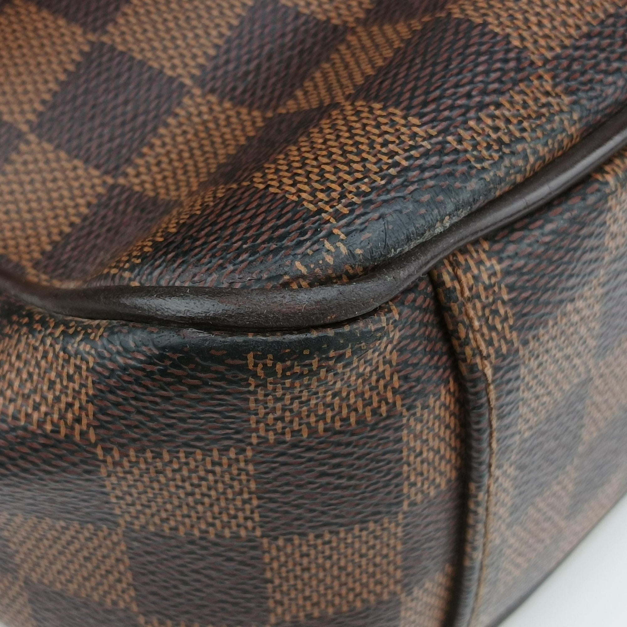 Pre-owned Louis Vuitton SHELTON EBENE Damier Canvas N41149 shoulderbag | stylenewstar