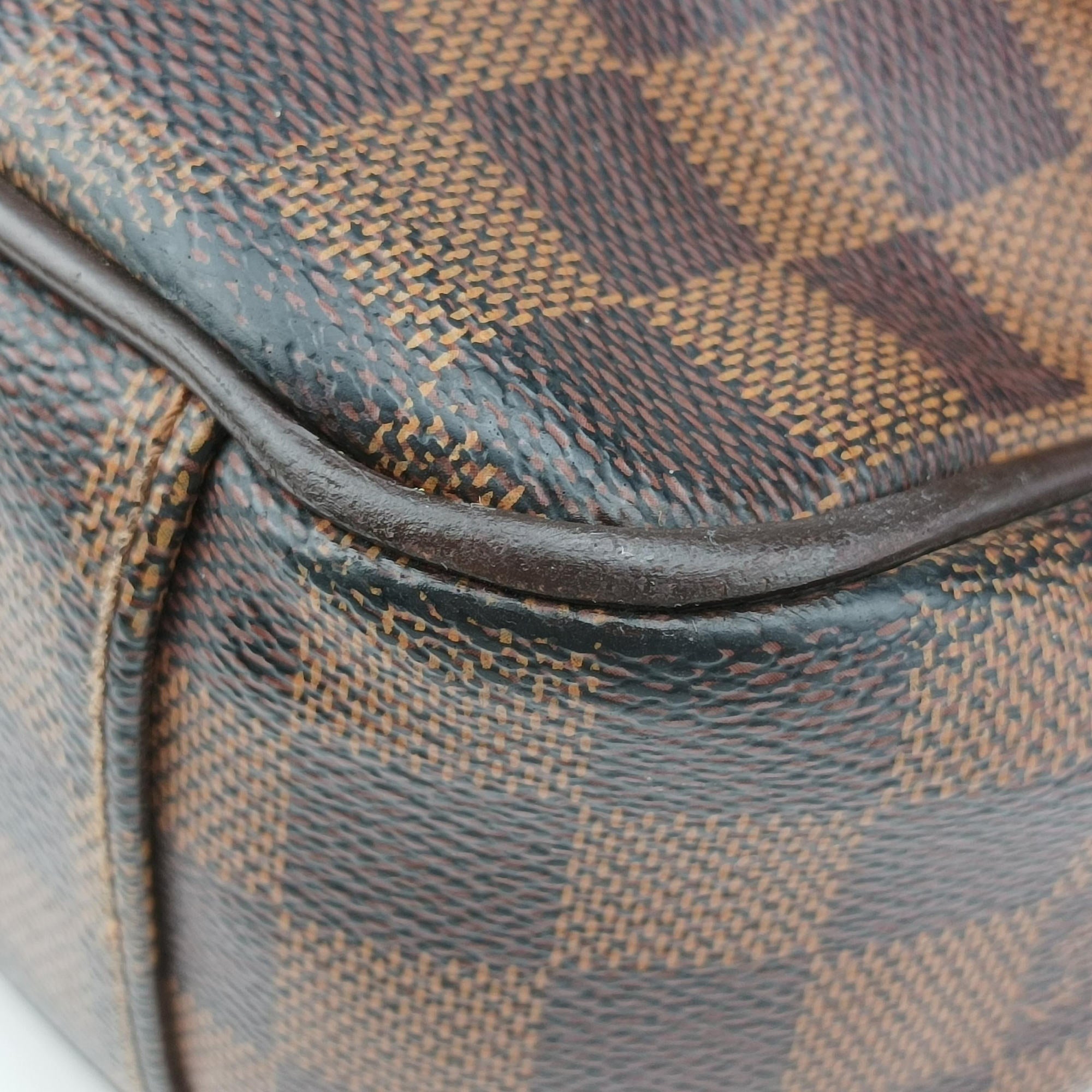 Pre-owned Louis Vuitton SHELTON EBENE Damier Canvas N41149 shoulderbag | stylenewstar