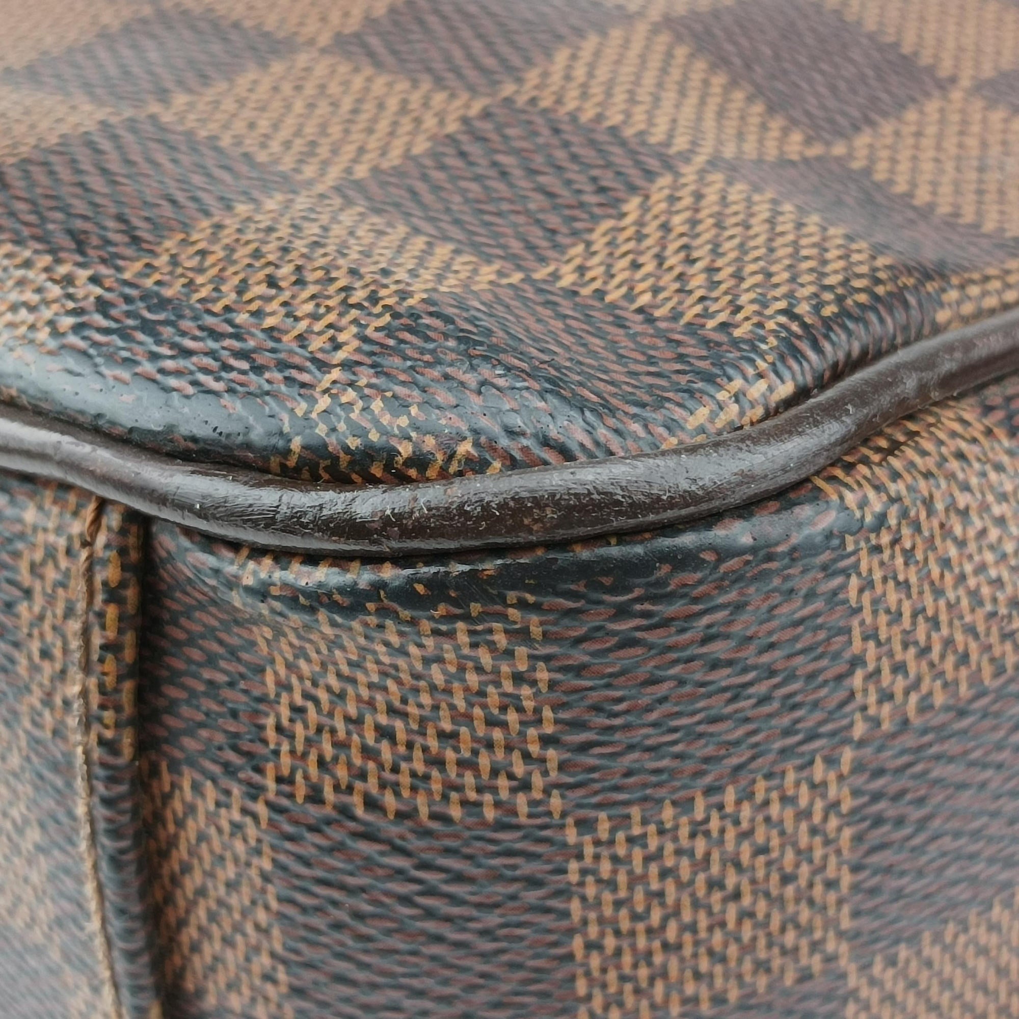 Pre-owned Louis Vuitton SHELTON EBENE Damier Canvas N41149 shoulderbag | stylenewstar