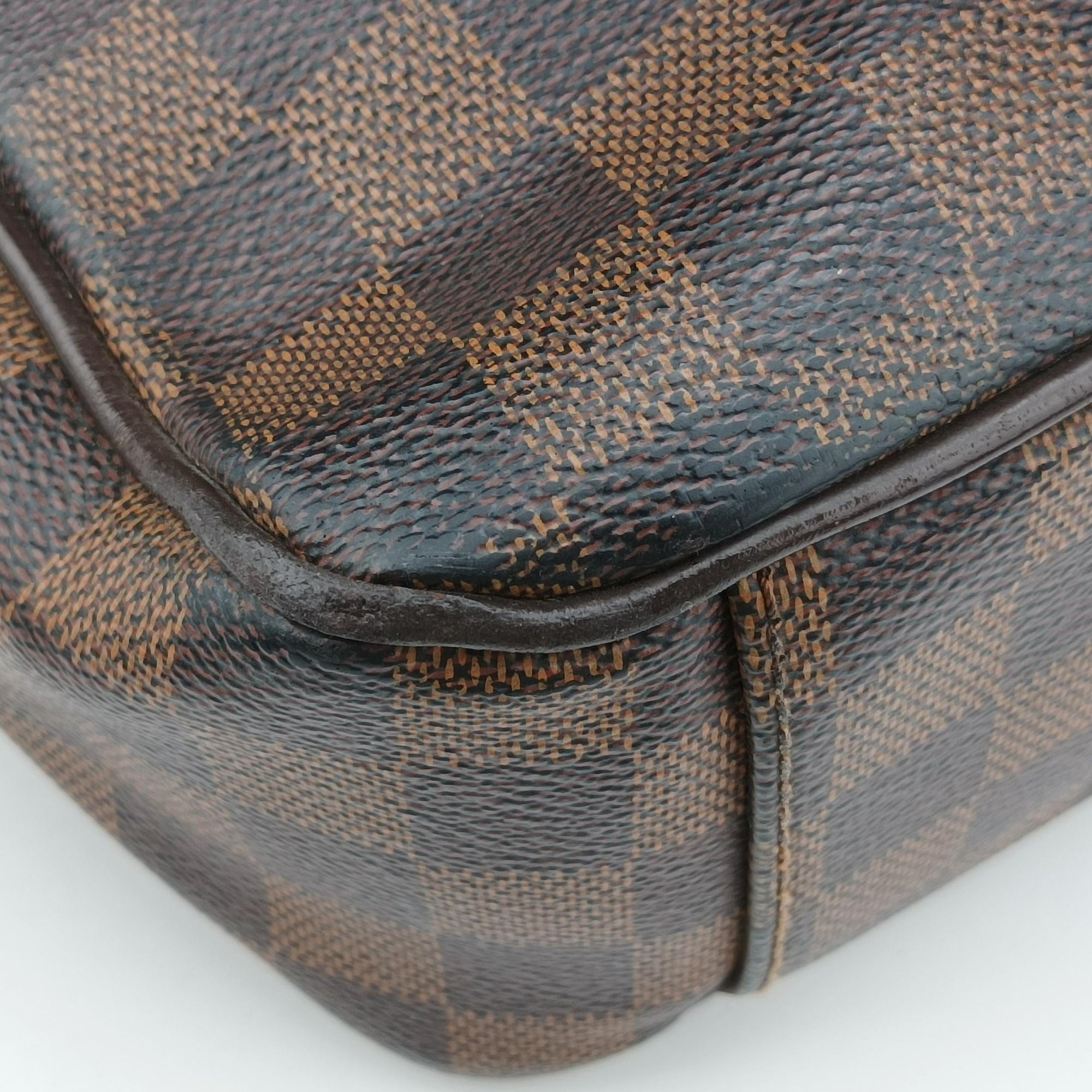 Pre-owned Louis Vuitton SHELTON EBENE Damier Canvas N41149 shoulderbag | stylenewstar