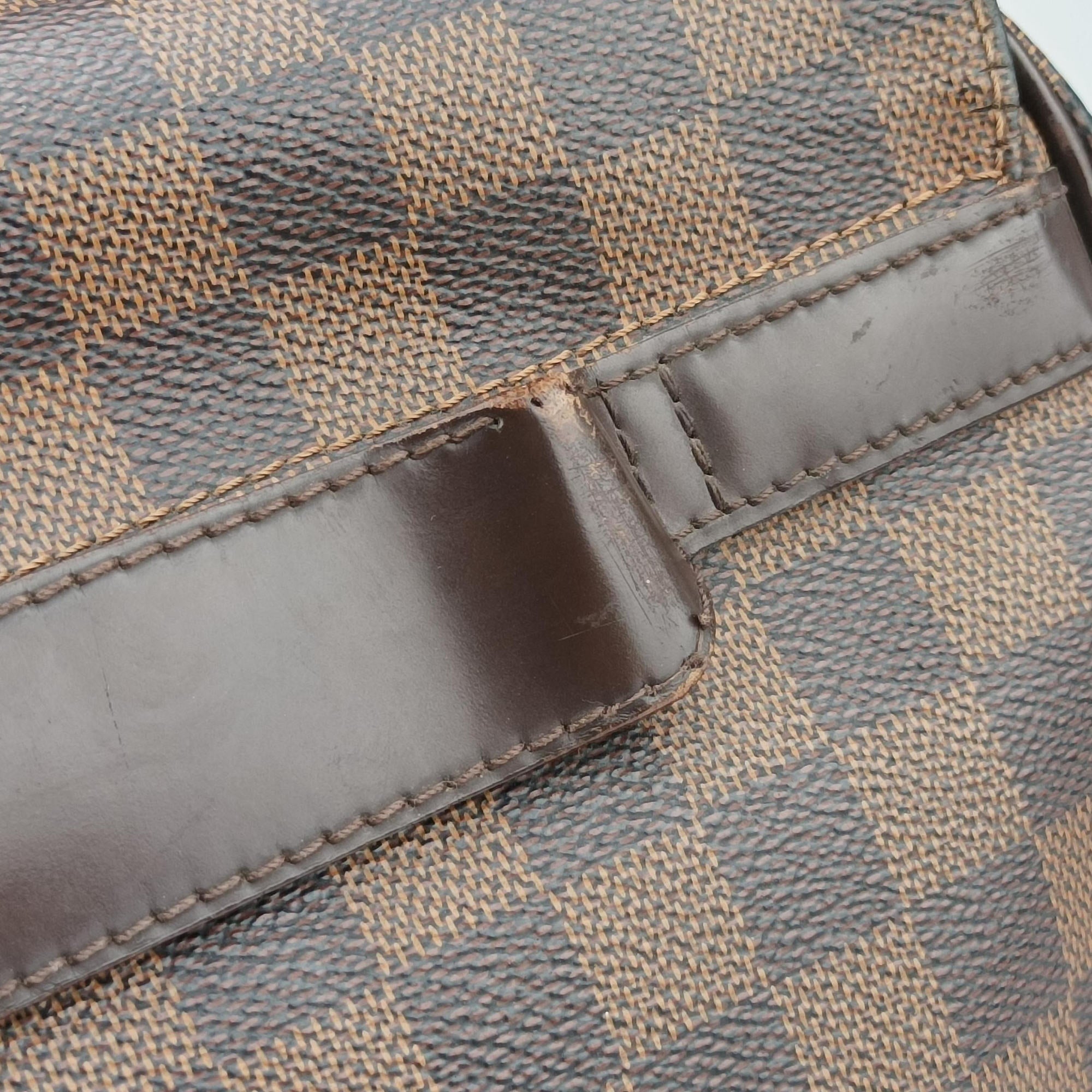 Pre-owned Louis Vuitton SHELTON EBENE Damier Canvas N41149 shoulderbag | stylenewstar