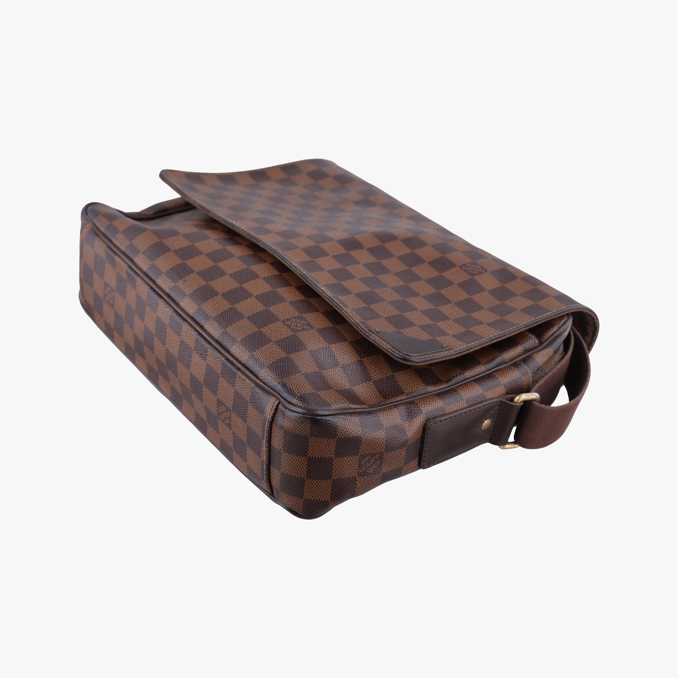 Pre-owned Louis Vuitton SHELTON EBENE Damier Canvas N41149 shoulderbag | stylenewstar