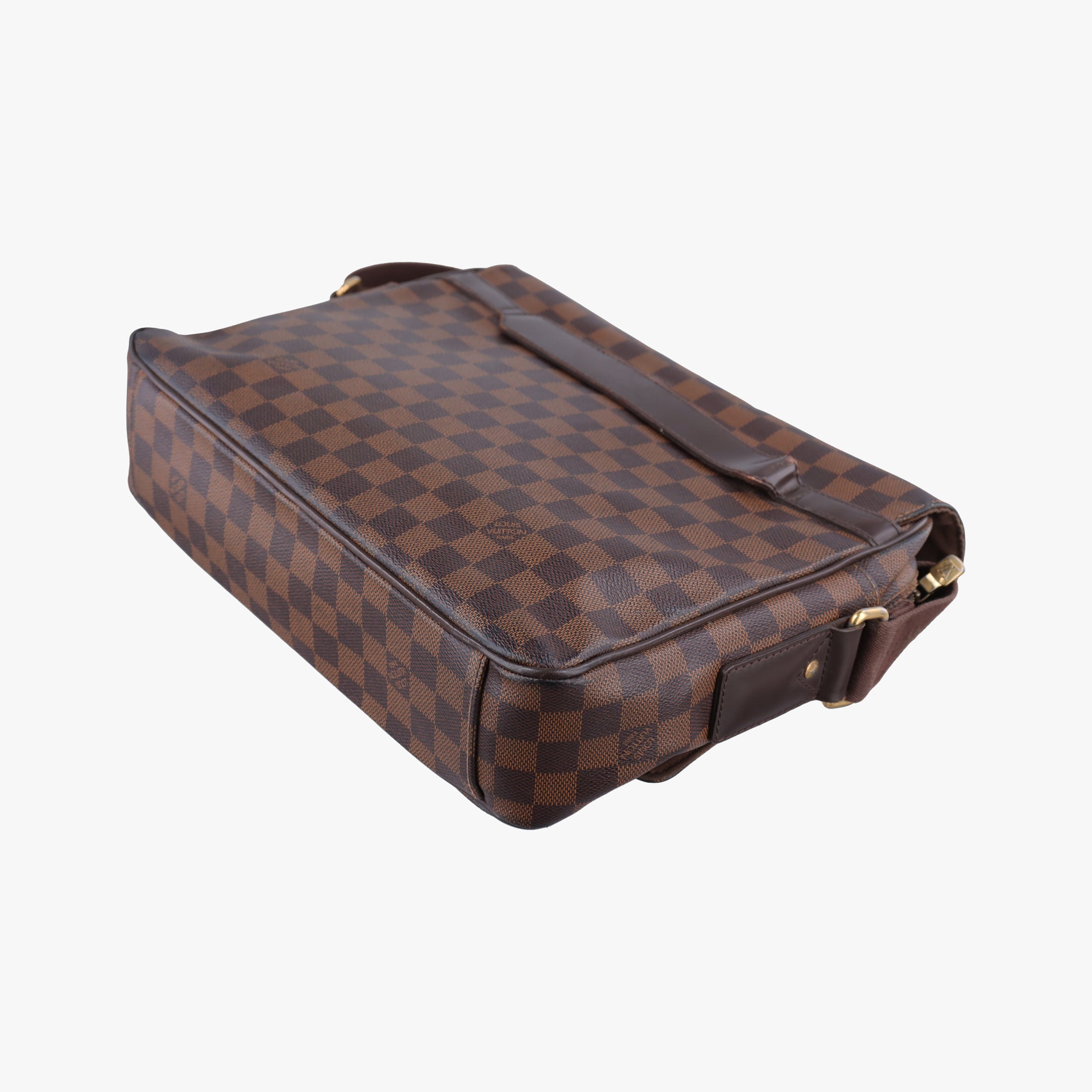 Pre-owned Louis Vuitton SHELTON EBENE Damier Canvas N41149 shoulderbag | stylenewstar