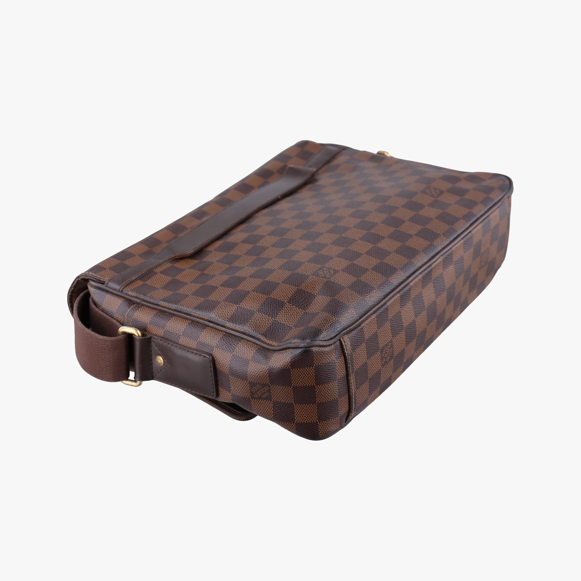 Pre-owned Louis Vuitton SHELTON EBENE Damier Canvas N41149 shoulderbag | stylenewstar