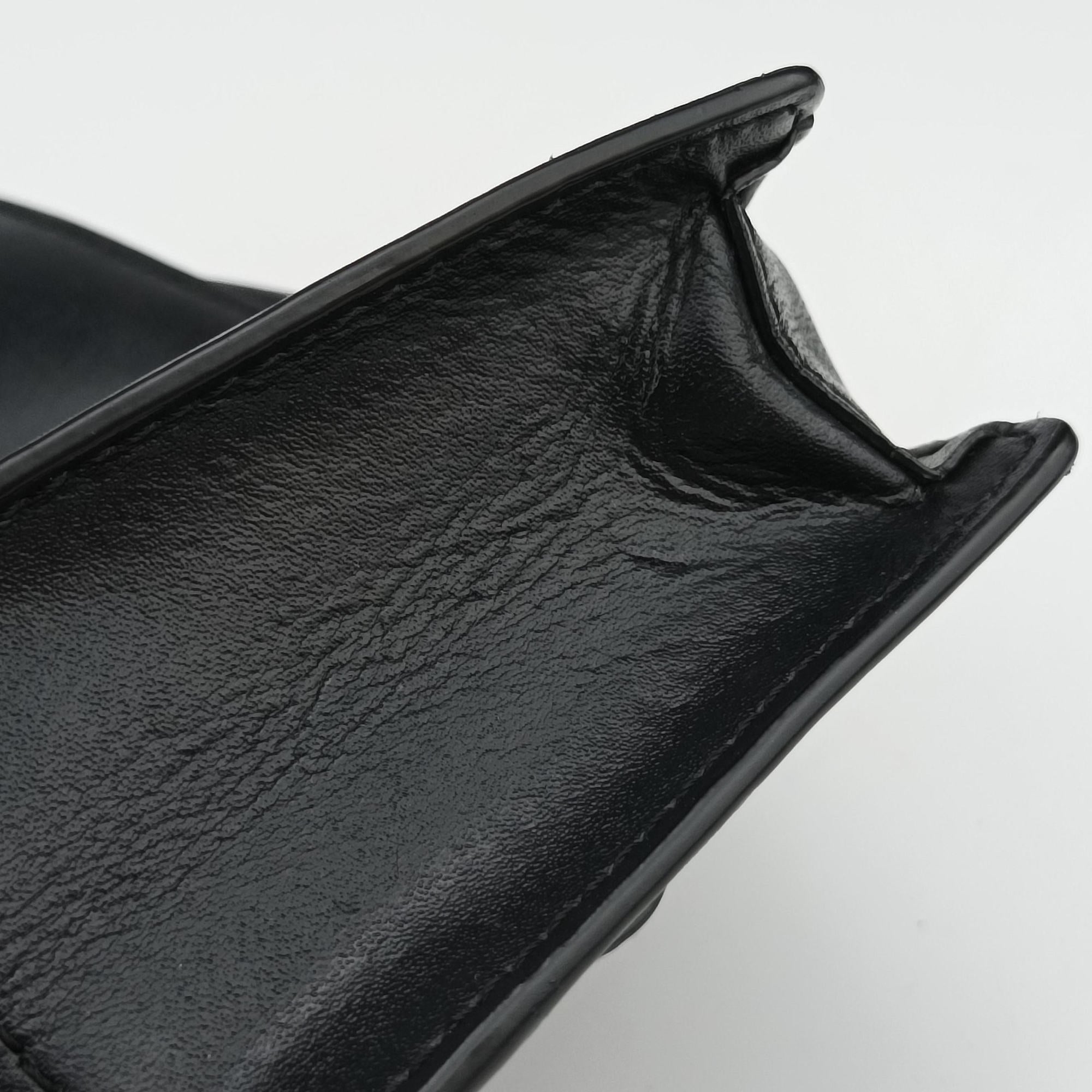Vintage Fendi F is Black Leather 8BM005 shoulderbag | stylenewstar