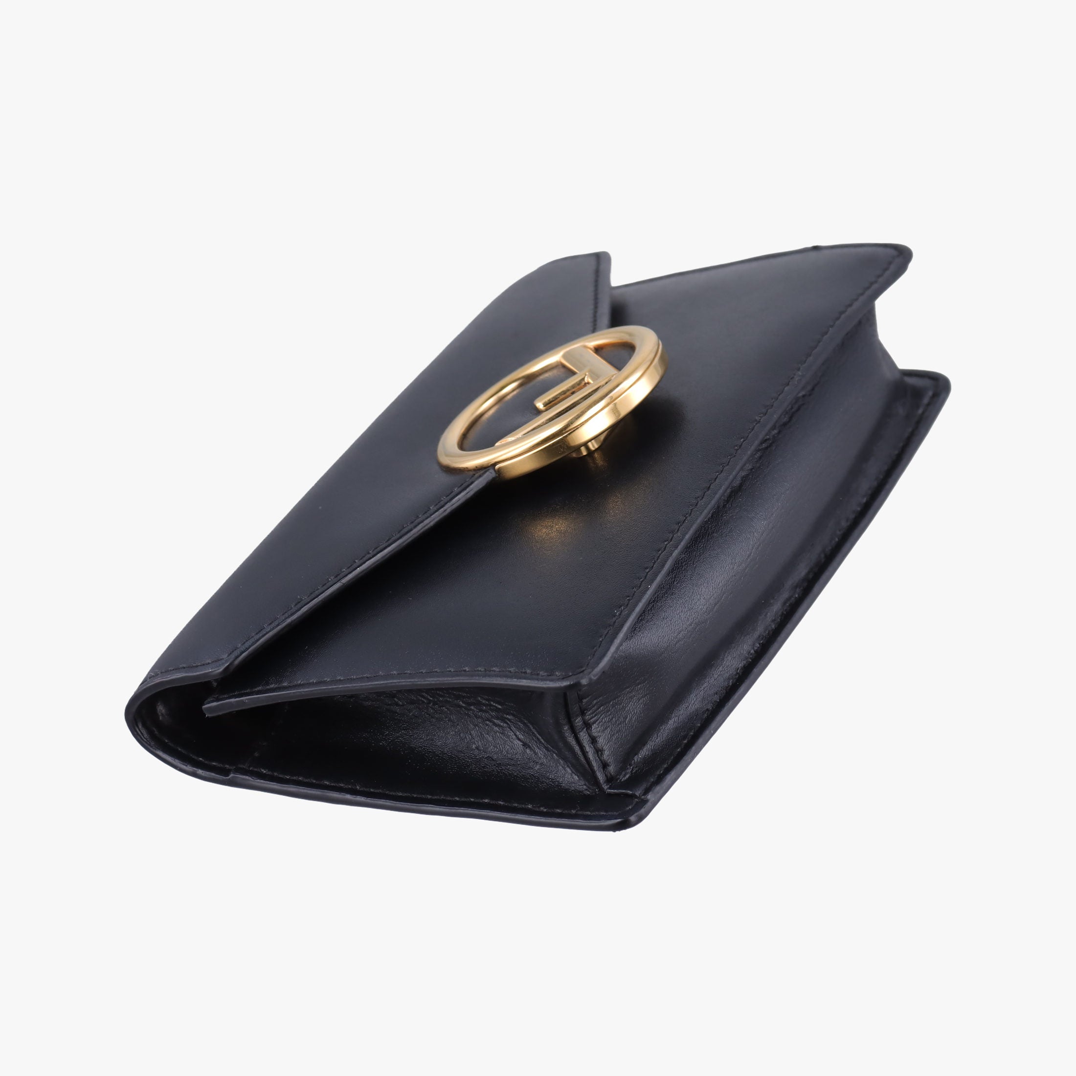 Vintage Fendi F is Black Leather 8BM005 shoulderbag | stylenewstar