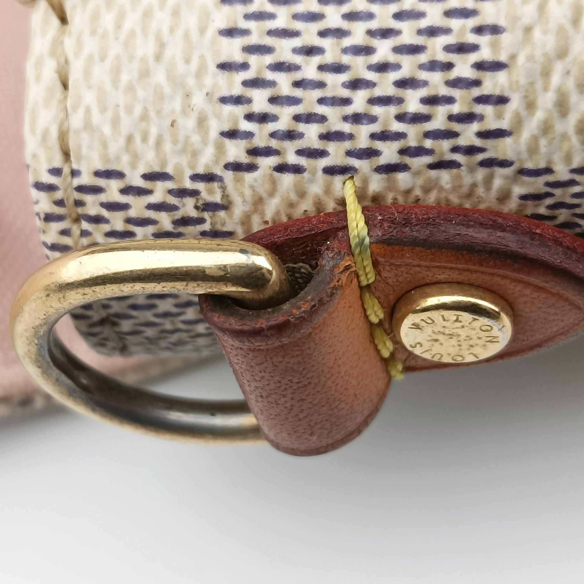 Secondhand Louis Vuitton CROISETTE Azur Damier Canvas N41581 shoulderbag | stylenewstar