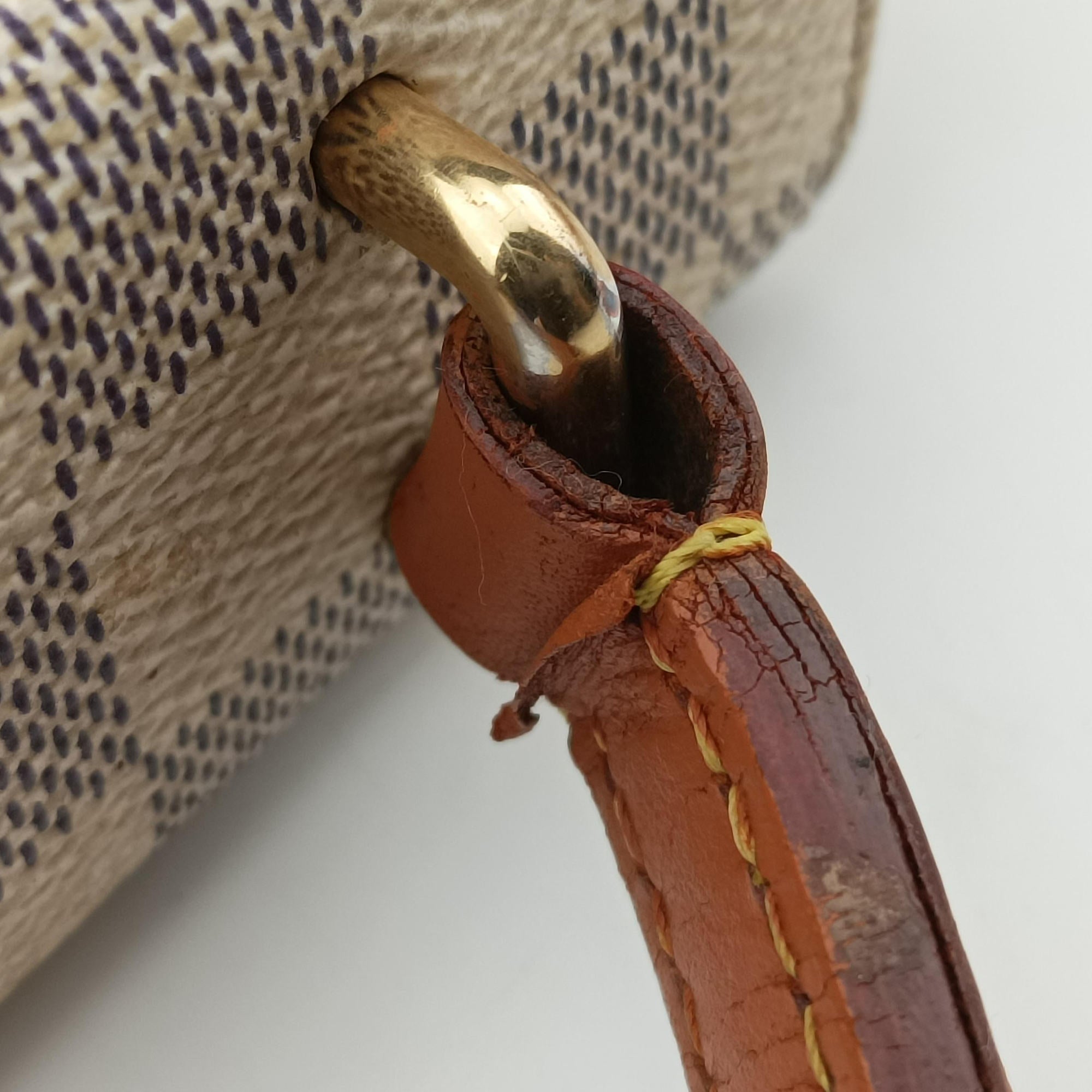 Secondhand Louis Vuitton CROISETTE Azur Damier Canvas N41581 shoulderbag | stylenewstar